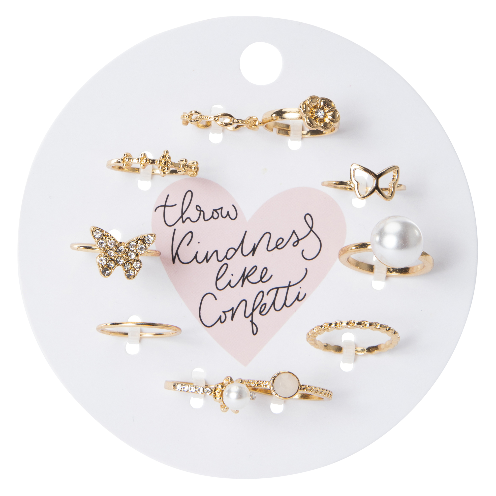Butterfly Ring Set 10-Pack