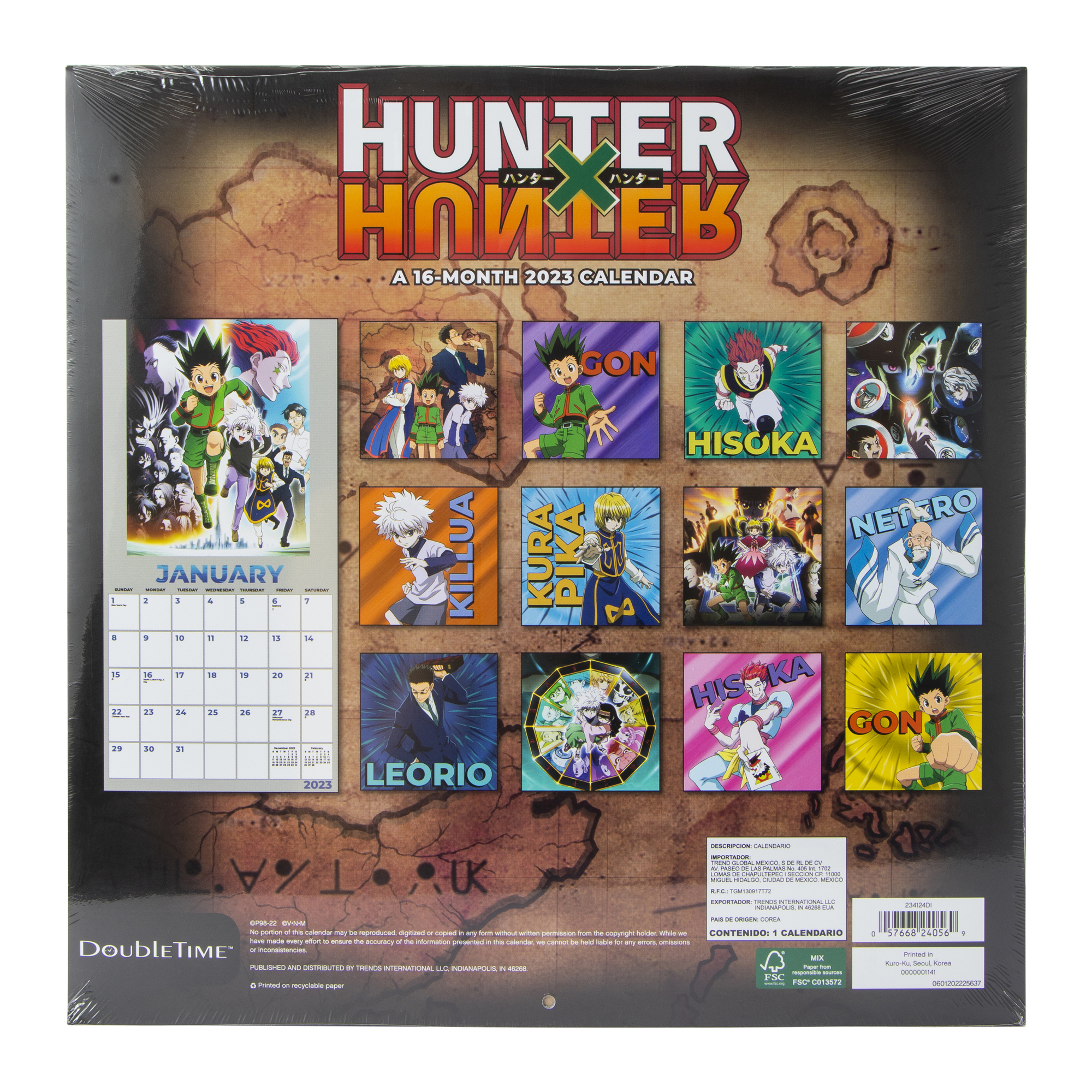 Hunter x Hunter™ 16-Month 2023 Wall Calendar