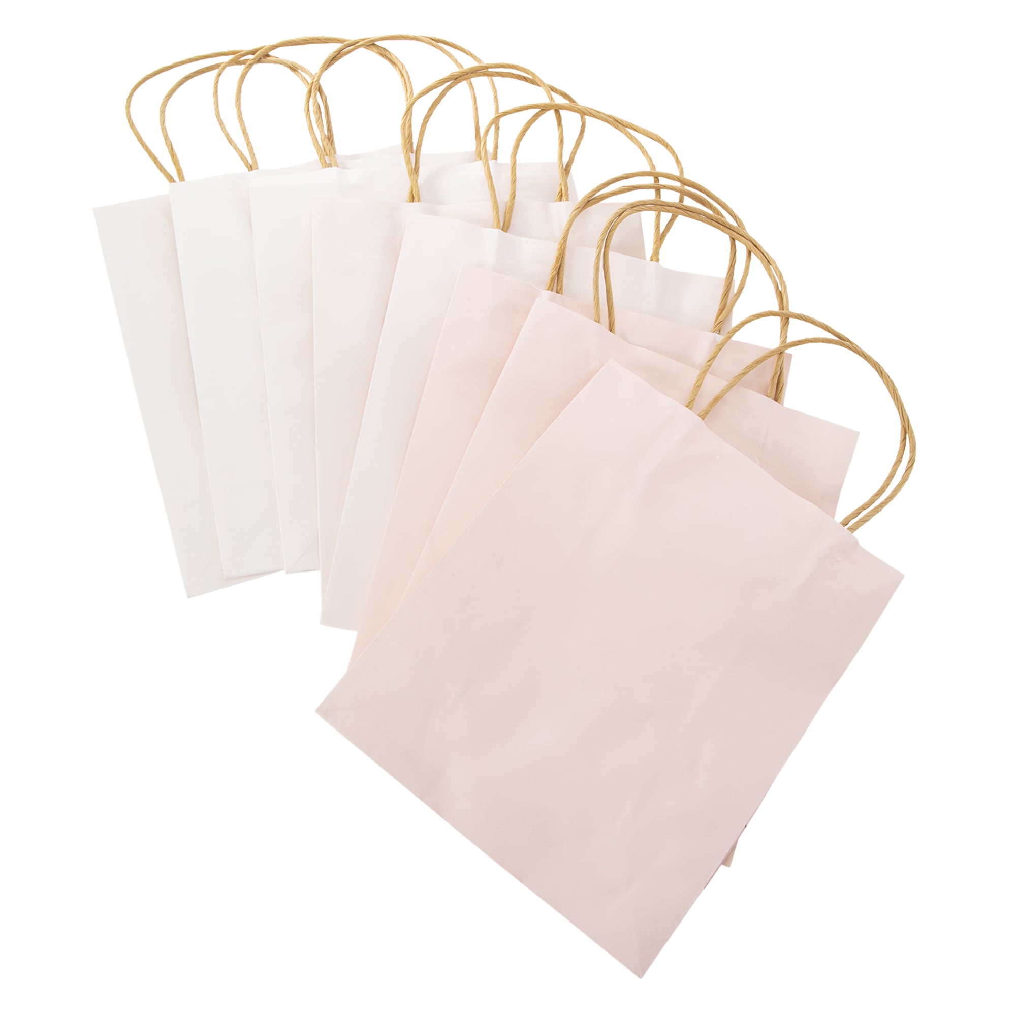 Medium Recyclable Eco Friendly Kraft Bags 10in x 7.95in 8-Count