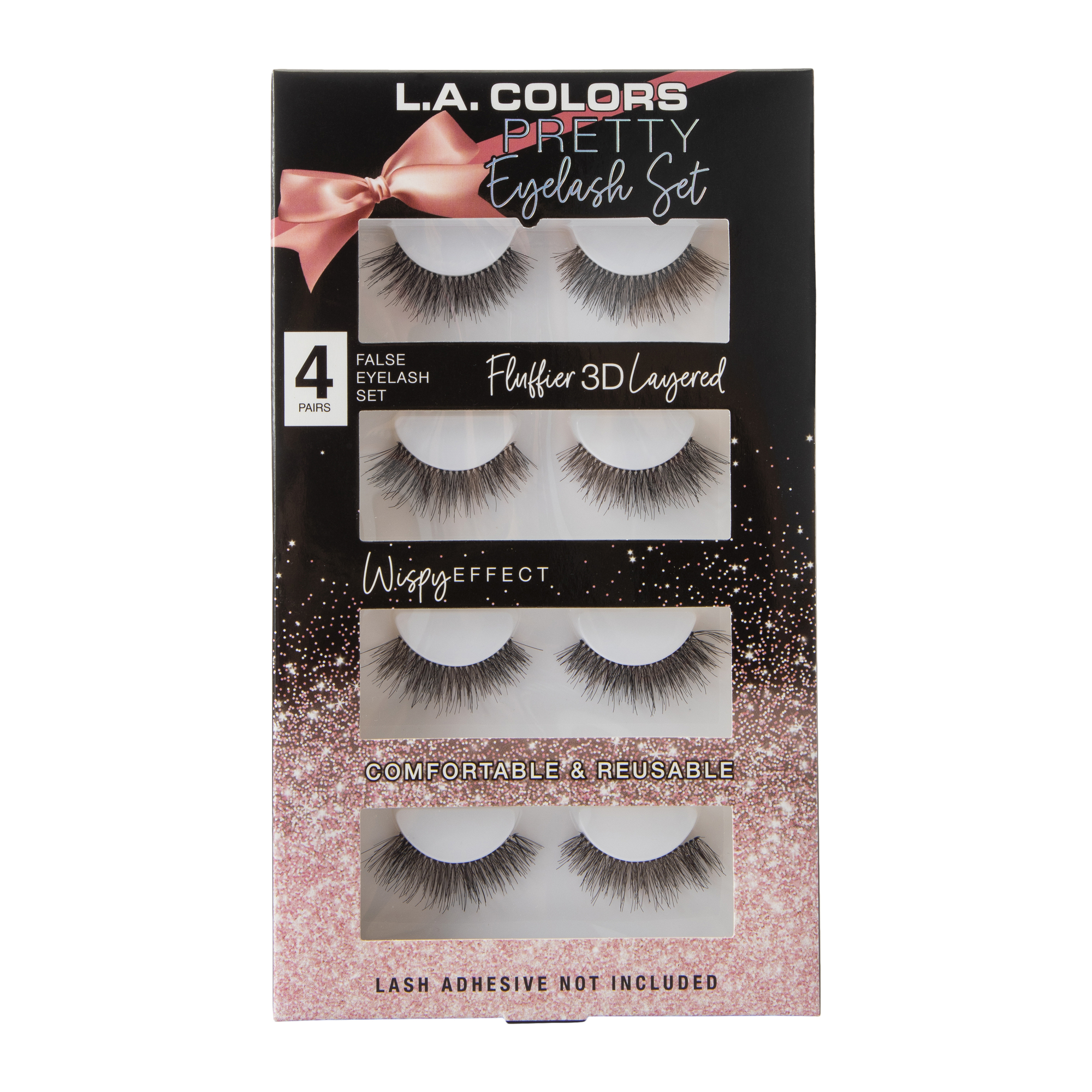 L.A. Colors Eyelash Set 4-Pack