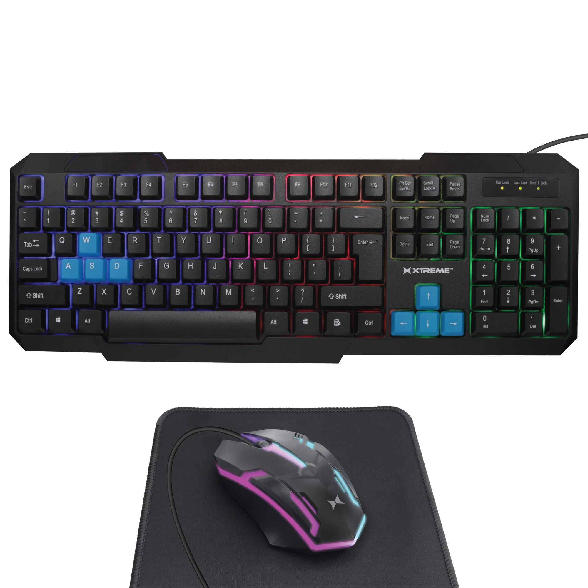 4-Piece LED Gaming Gear Kit
