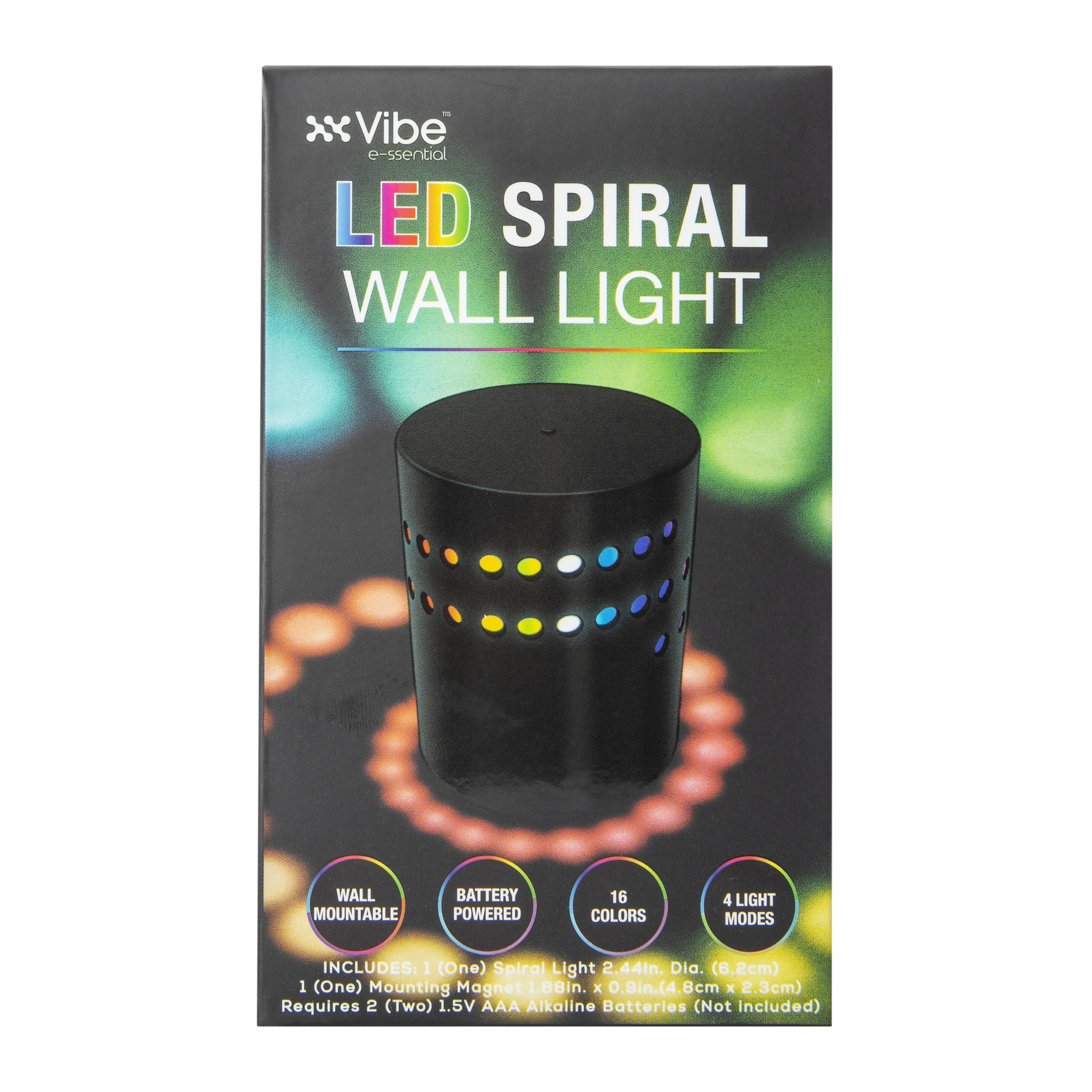 LED Spiral Wall Light 6.5in