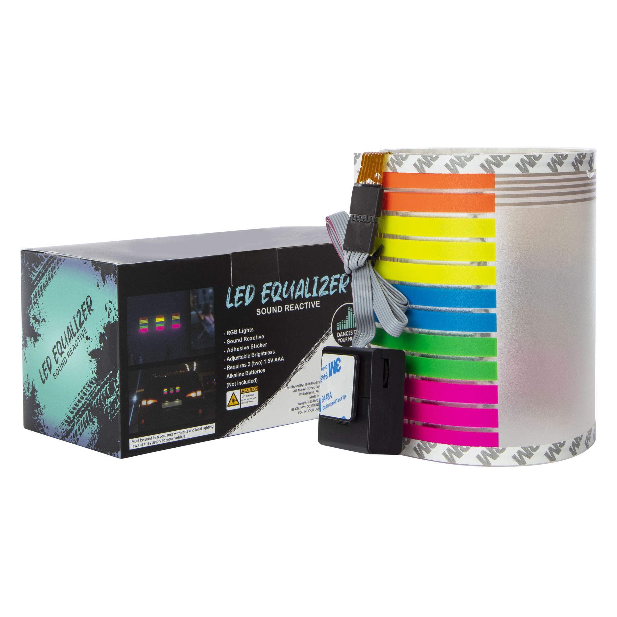 LED Sound Reactive Equalizer For Dashboard