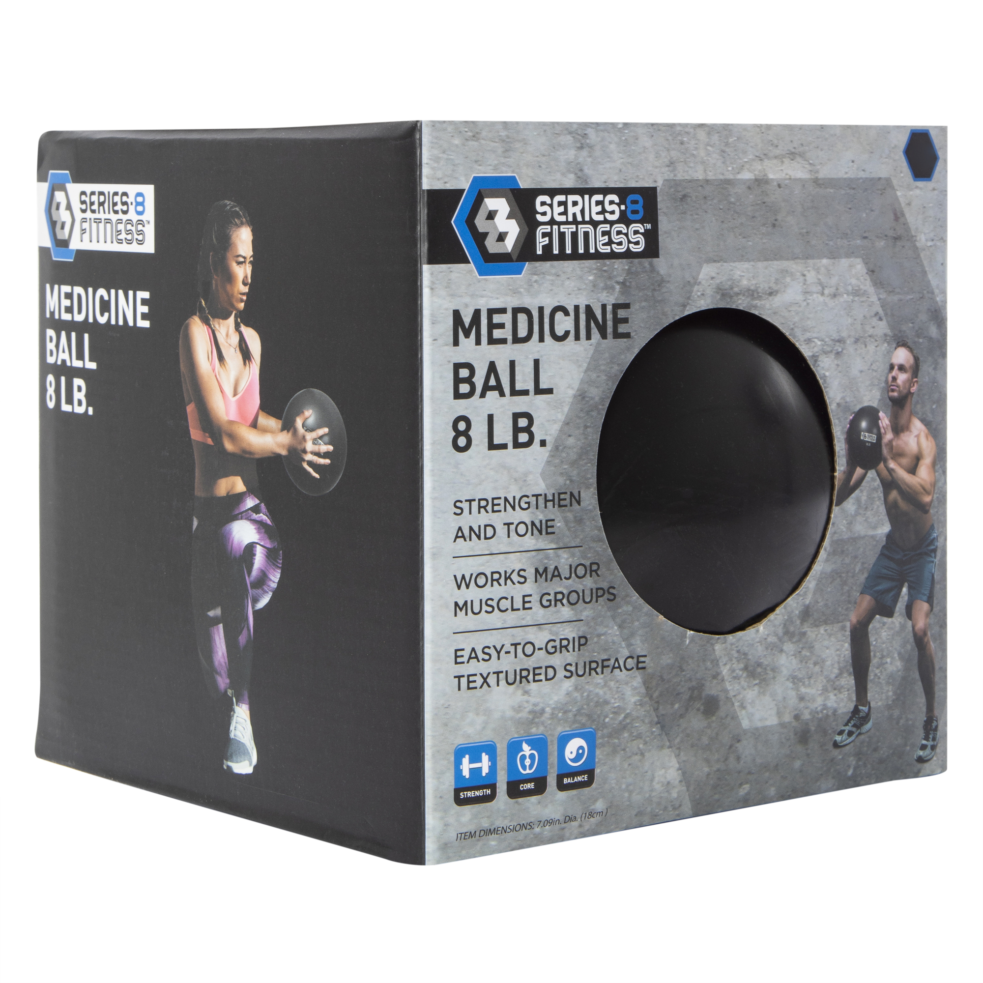 Series-8 Fitness™ 8lb Medicine Ball
