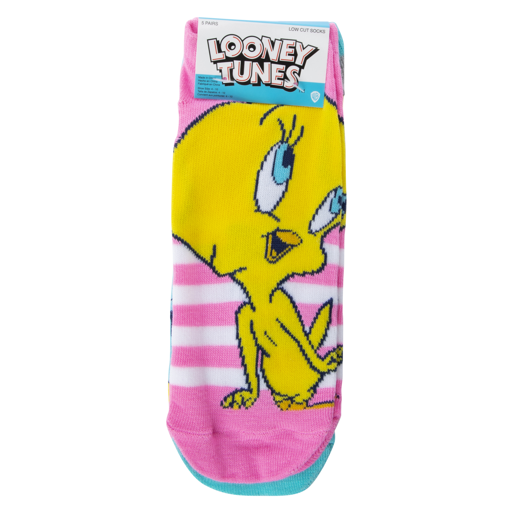 Looney Tunes™ Ladies Low-Cut Socks 5-Pack