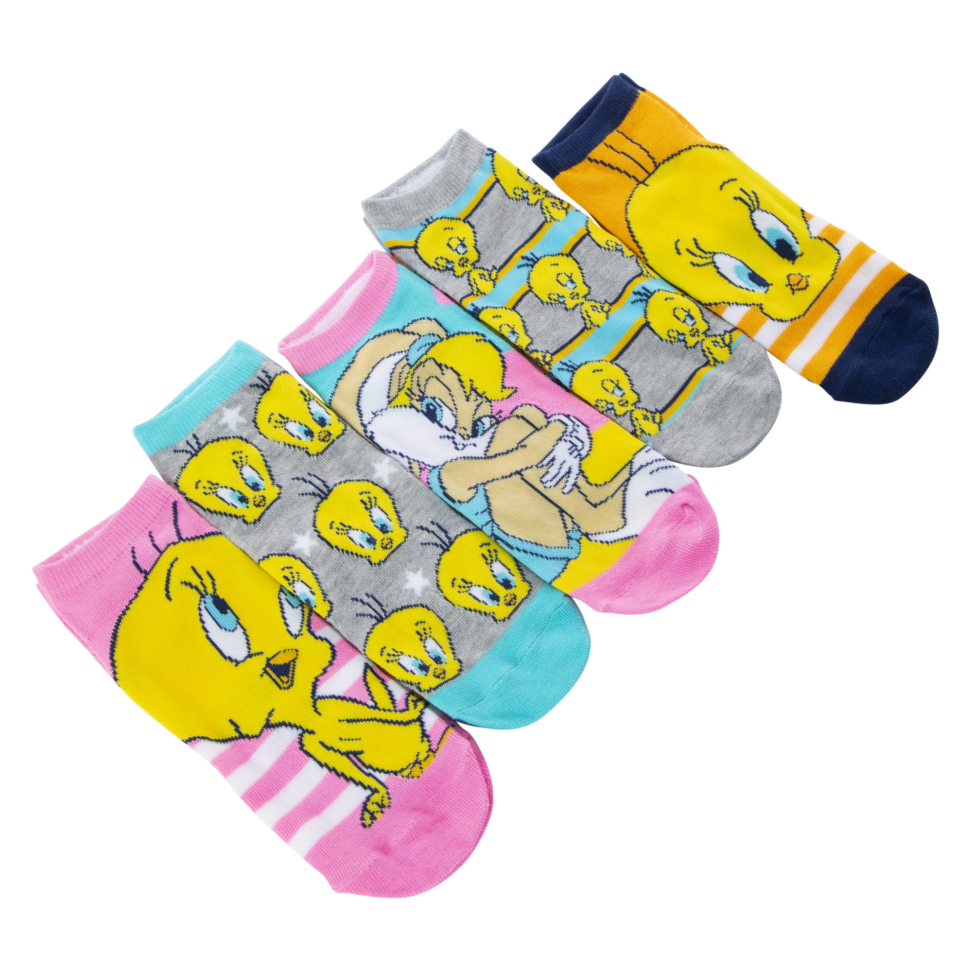 Looney Tunes™ Ladies Low-Cut Socks 5-Pack