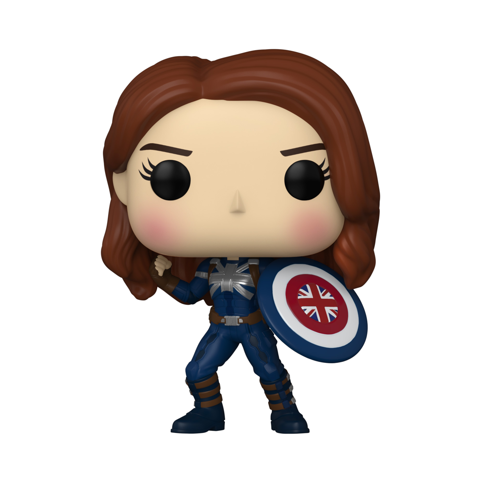 Funko Pop! Marvel What If…? Captain Carter (Stealth Suit) Bobble-Head Figure