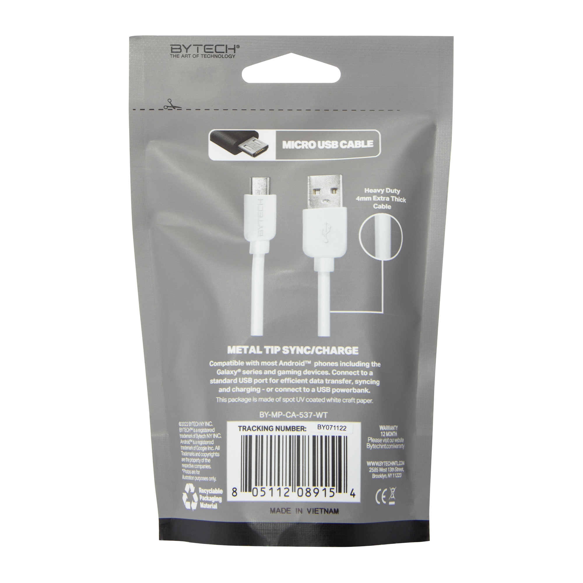 Cable Micro-USB Reforzao de 10 Pies 4