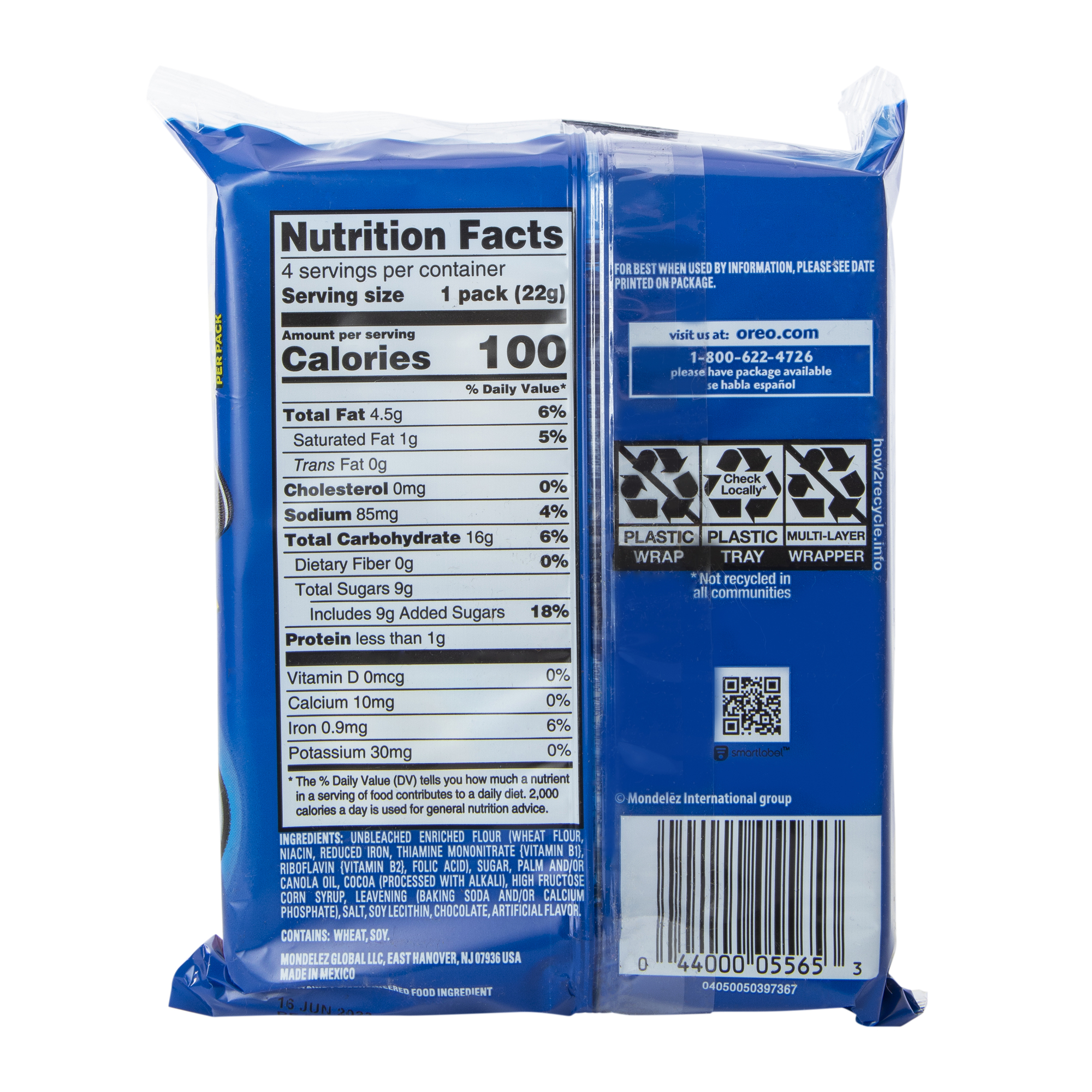 Oreo® individually Wrapped Snack Packs 4-Packs