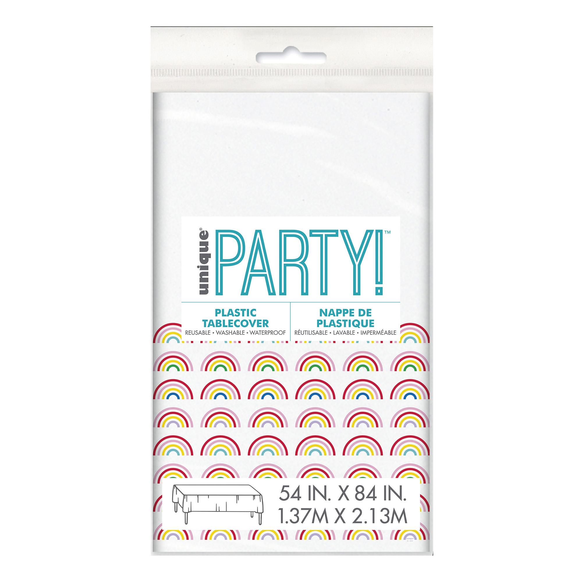 Happy Birthday' Rainbow Table Cover 4.5ft x 7ft