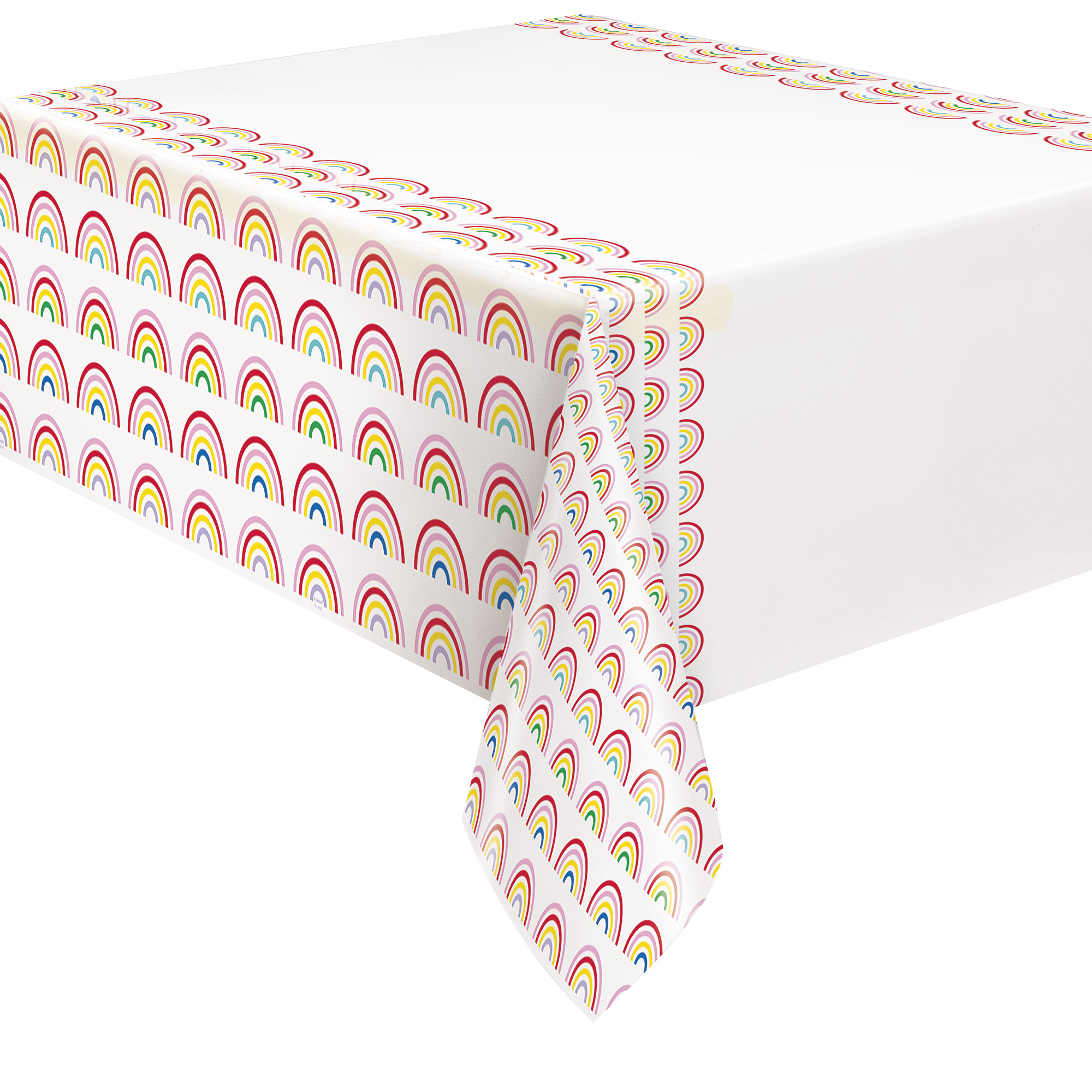 Happy Birthday' Rainbow Table Cover 4.5ft x 7ft