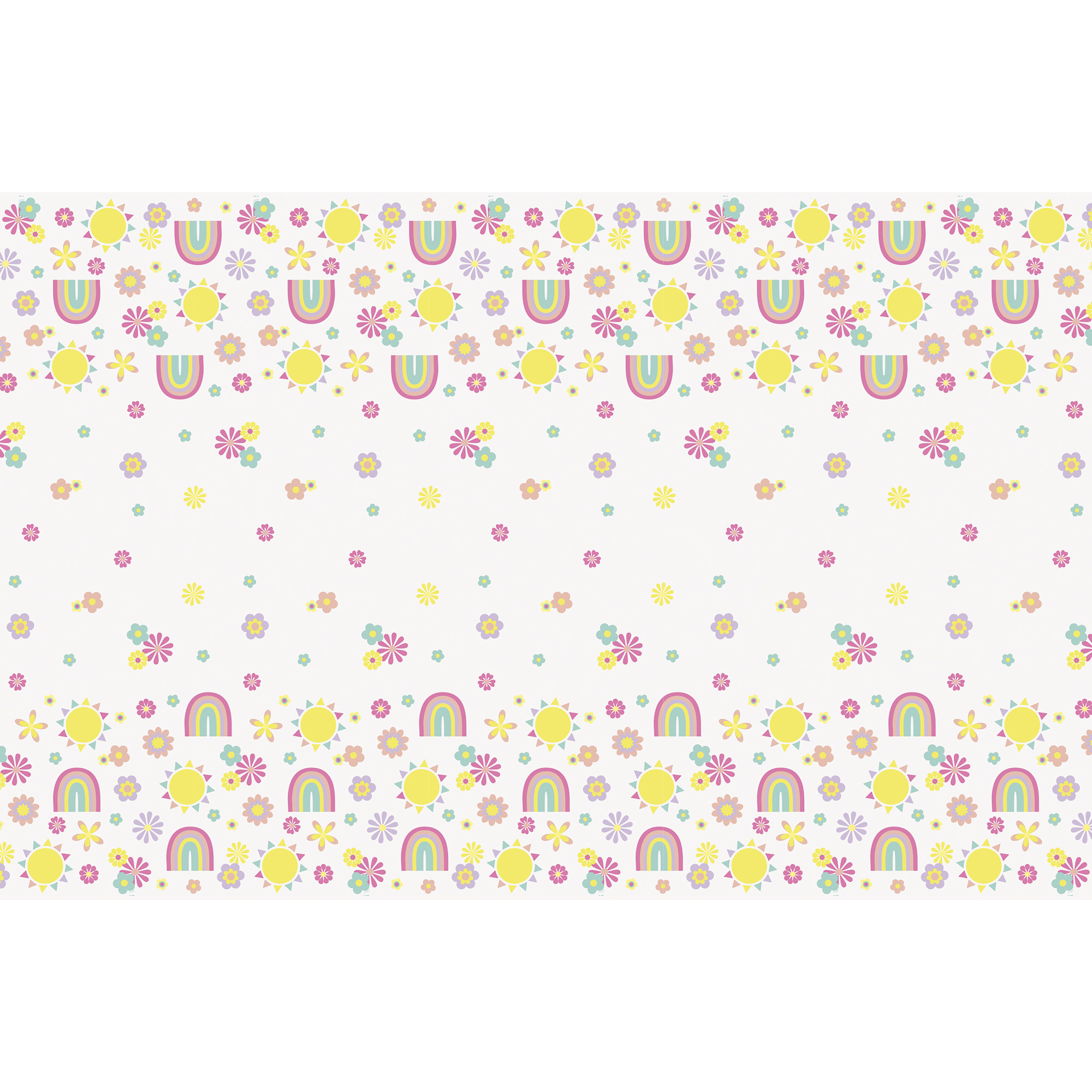 Pastel Rainbow Table Cover 4.5ft x 7ft