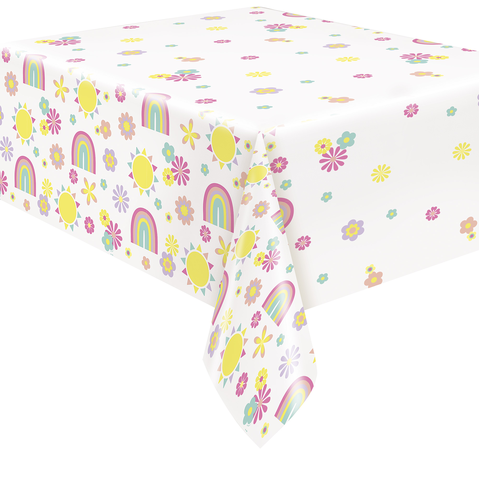 Pastel Rainbow Table Cover 4.5ft x 7ft