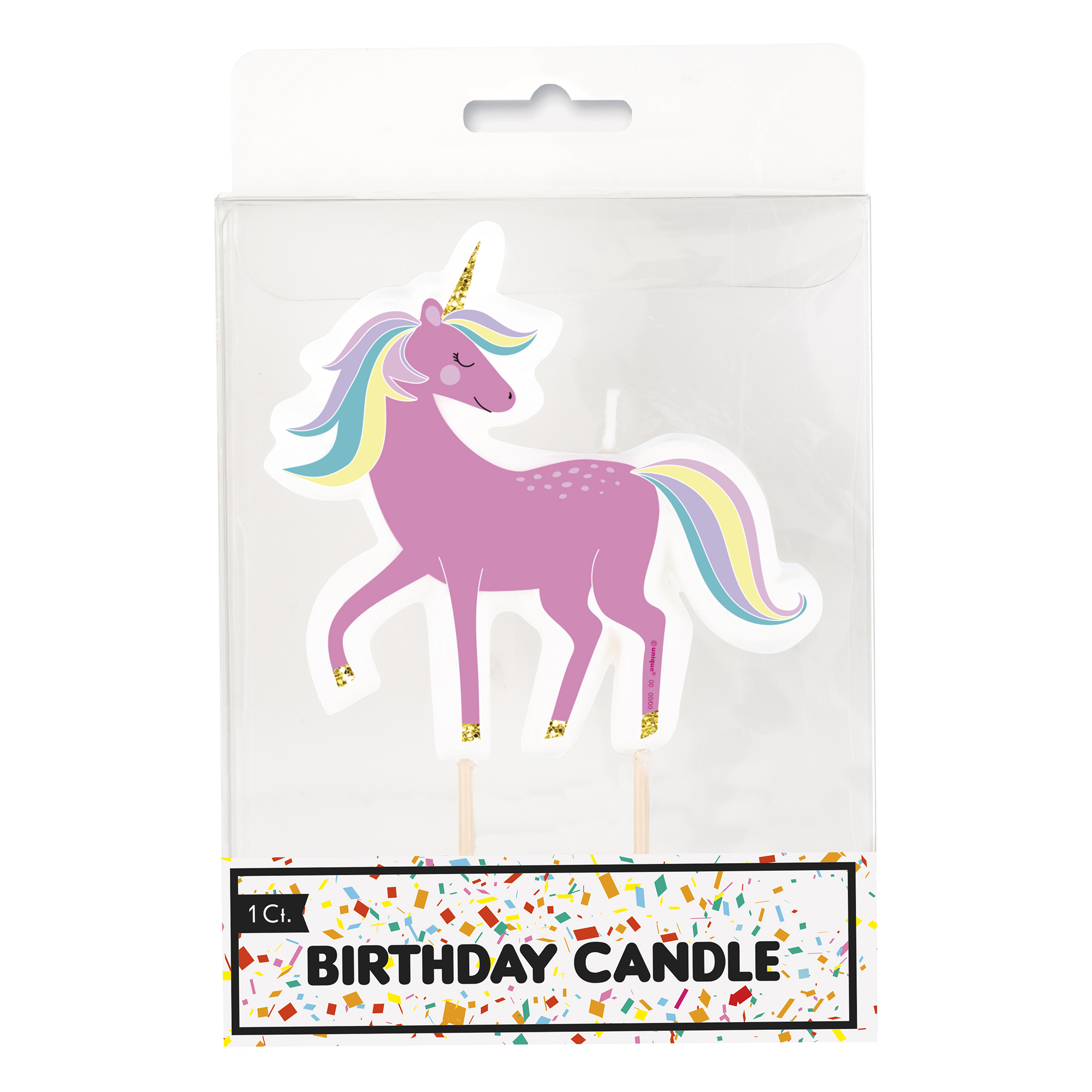 Jumbo Unicorn Birthday Candle