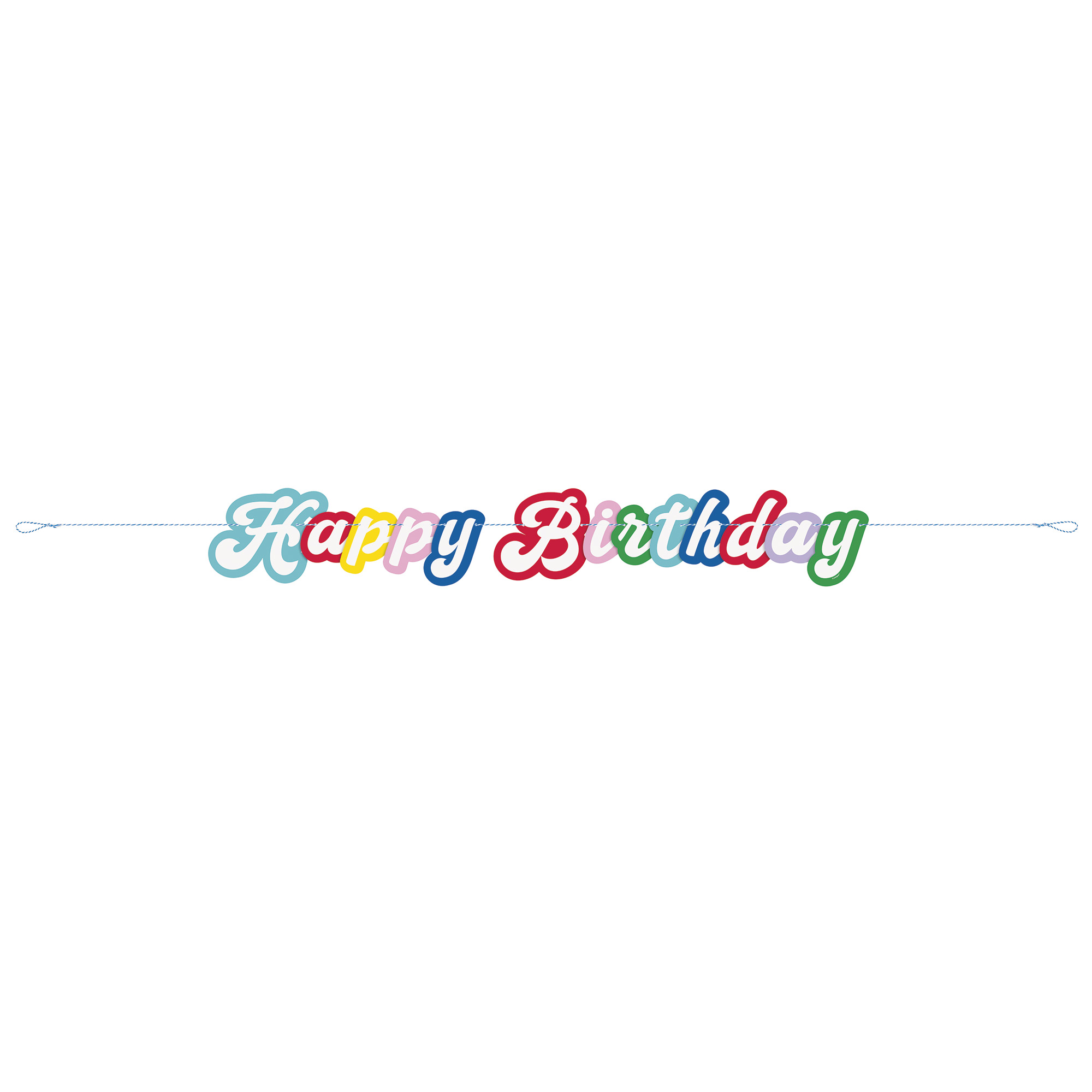 Happy Birthday' Rainbow Pop Banner