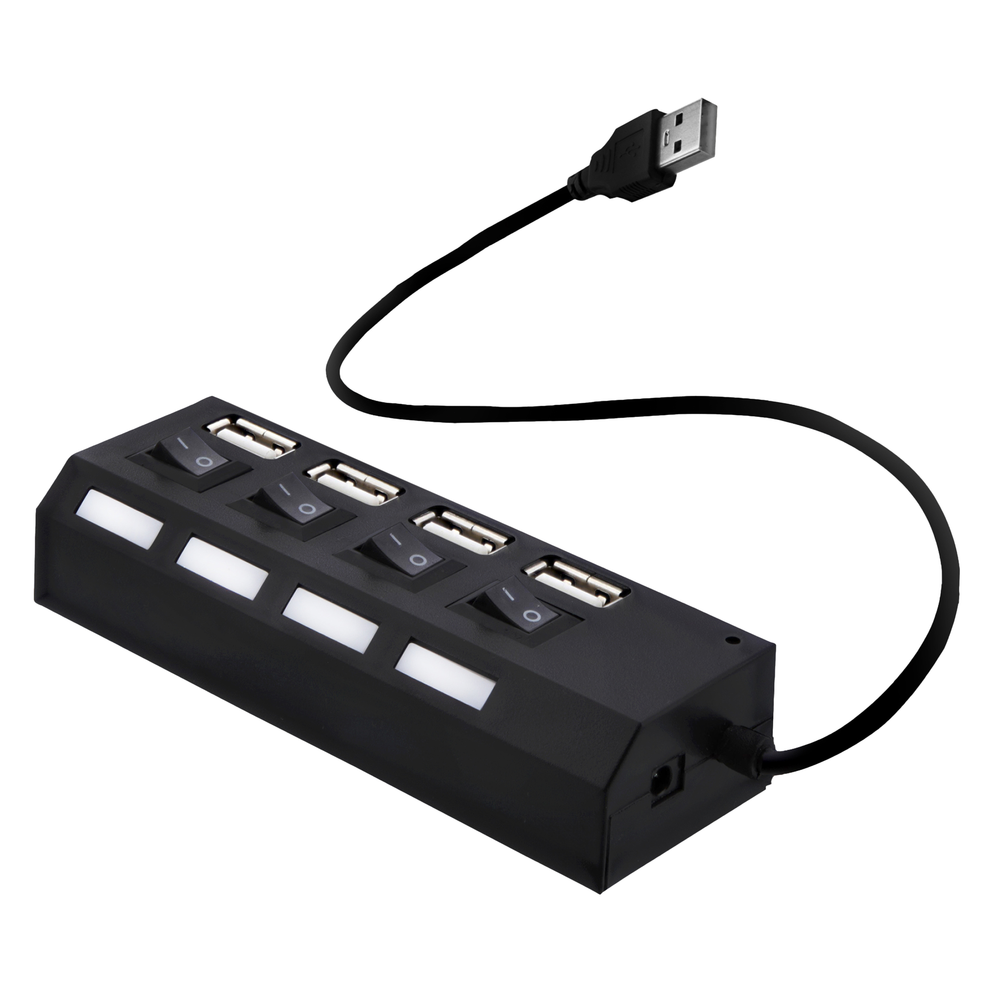 4-Port High Speed USB Charging Hub With Power Switches