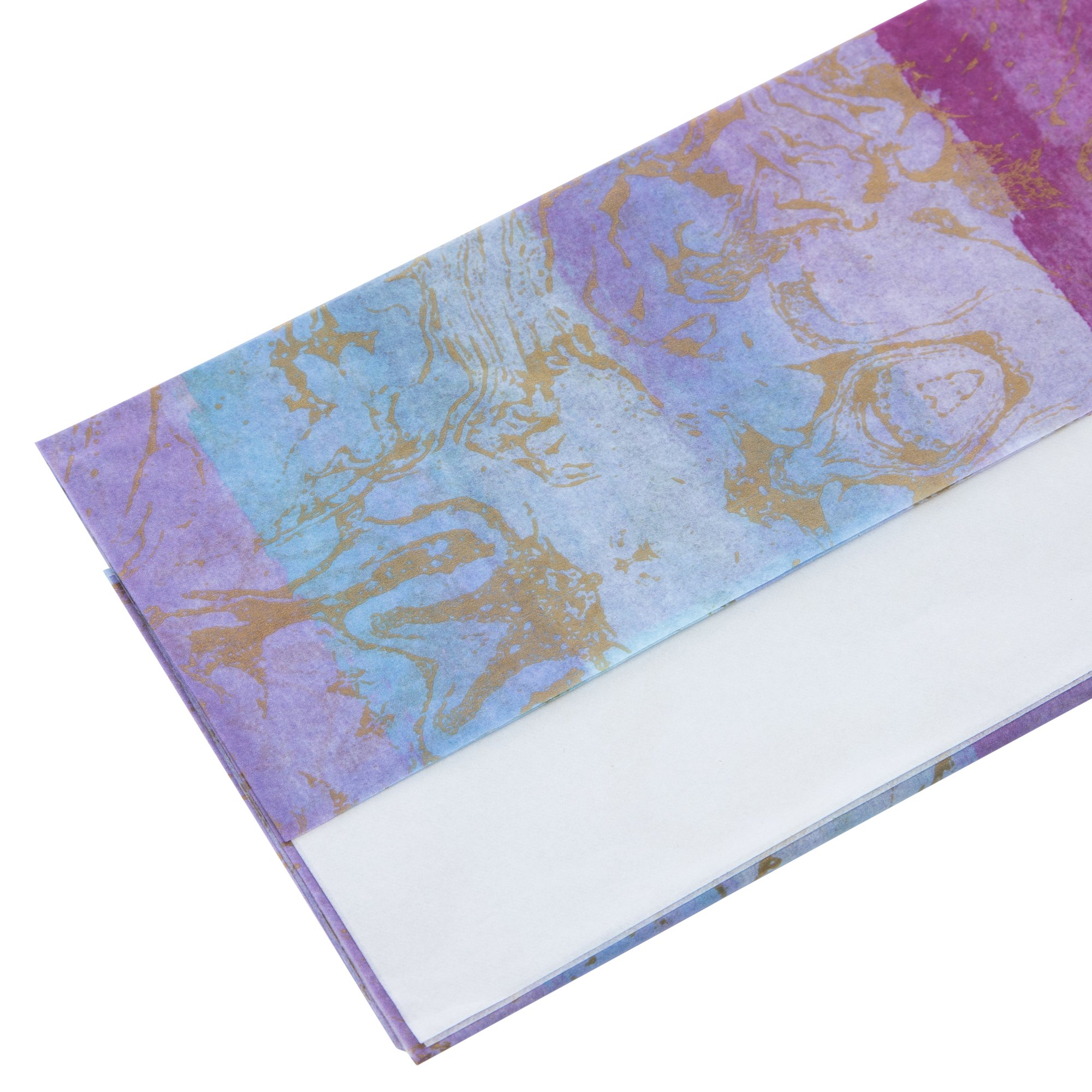 Gold Foil Marble Gift Tissue 8-Sheets