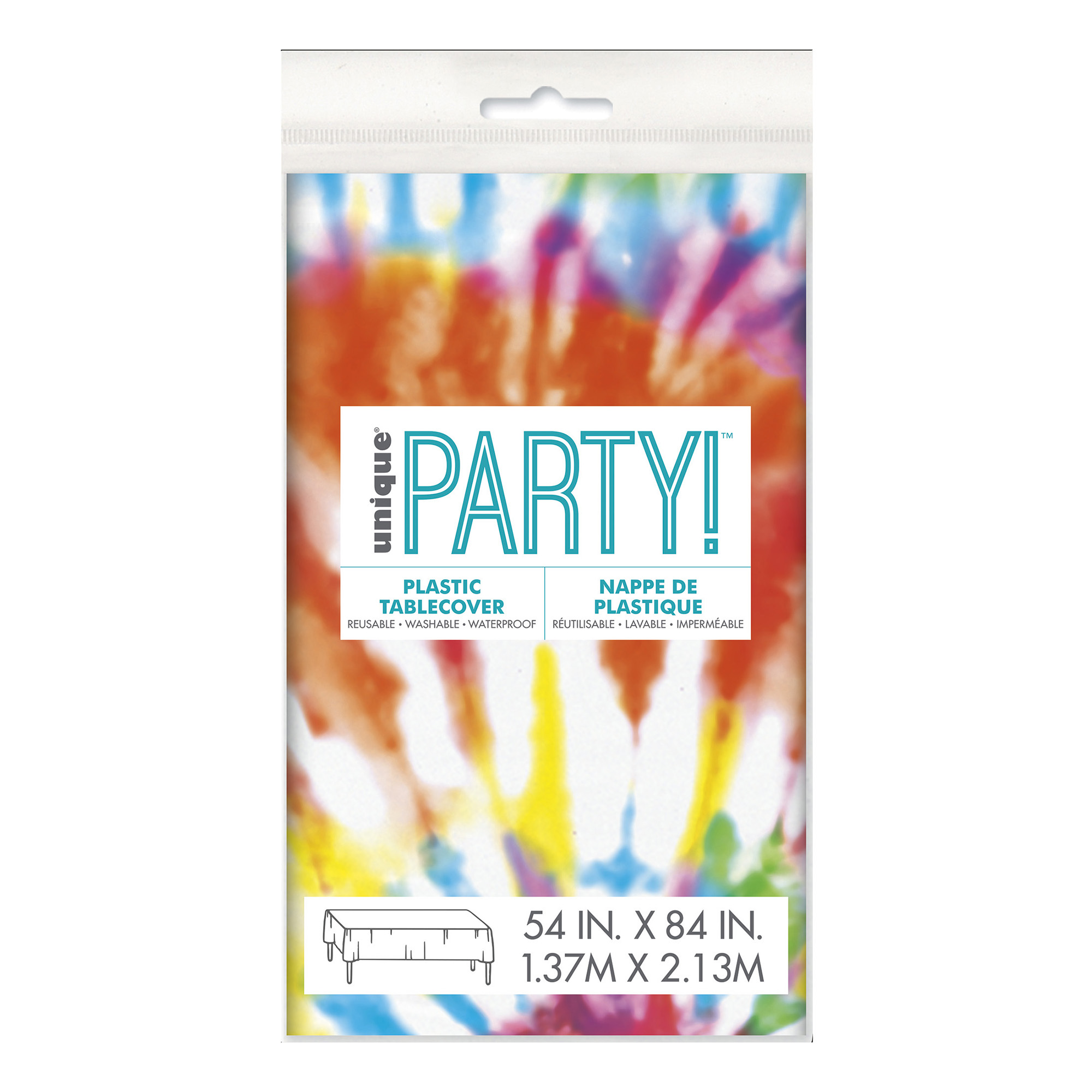 Tie Dye Table Cover 4.5ft x 7ft