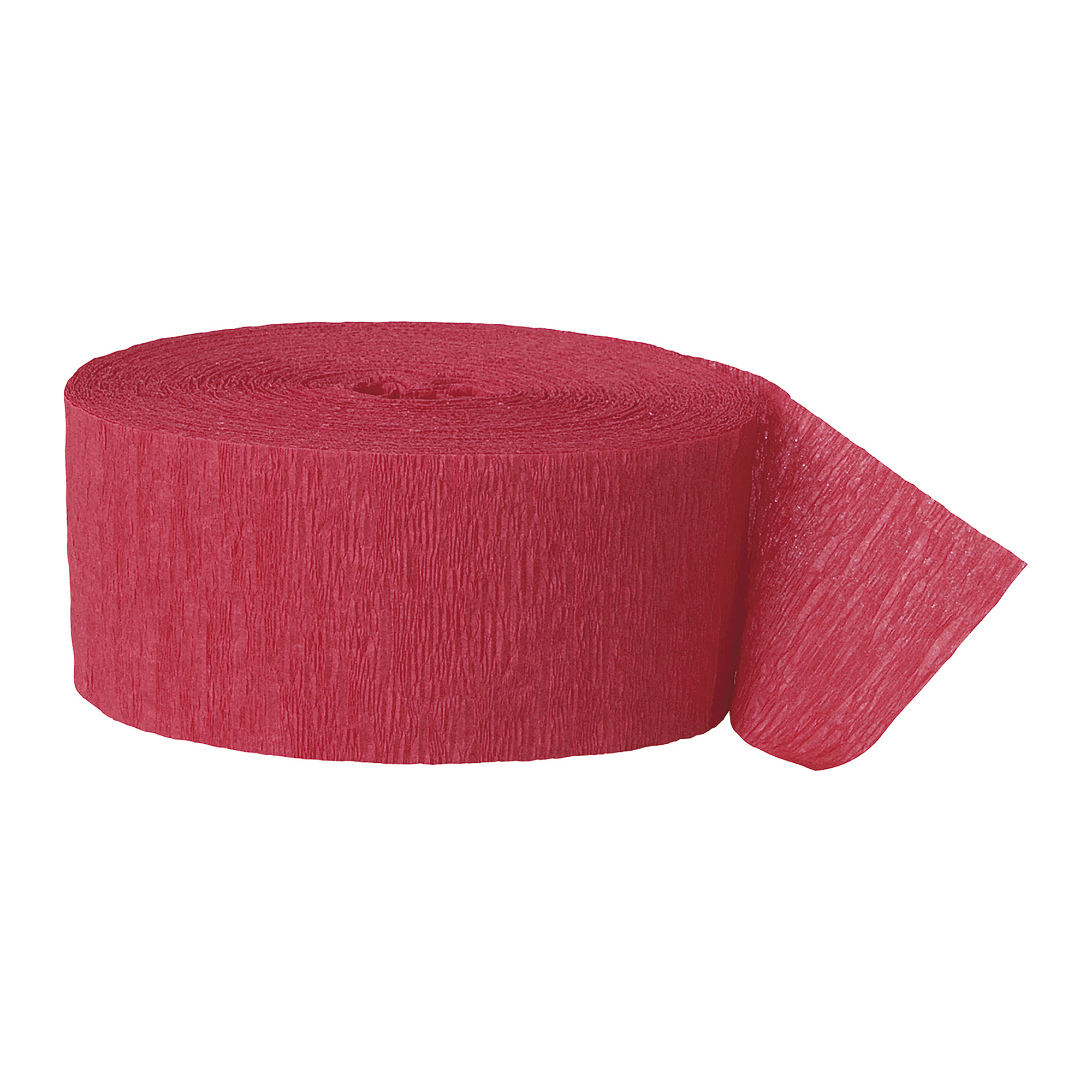 Mint Crepe Streamer - Red