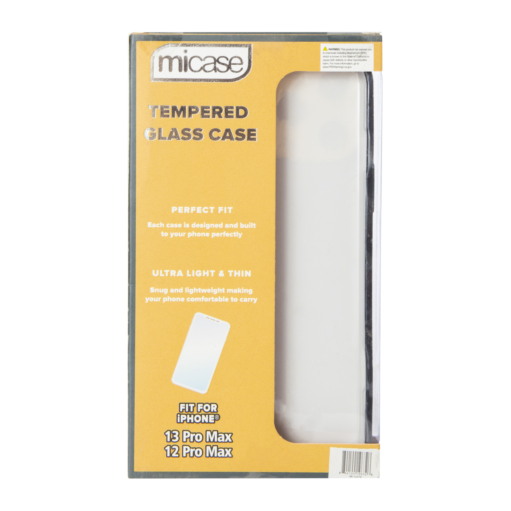 iPhone 13 Pro Max®/12 Max® Tempered Glass Phone Case