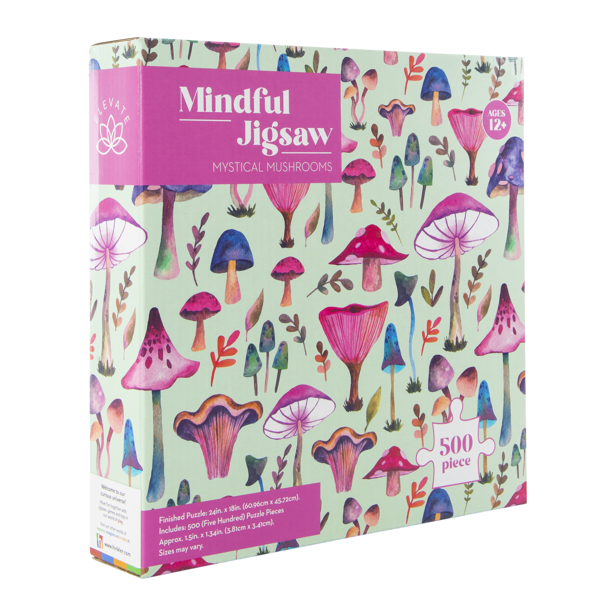 mindful jigsaw puzzle 500-piece | Five Below