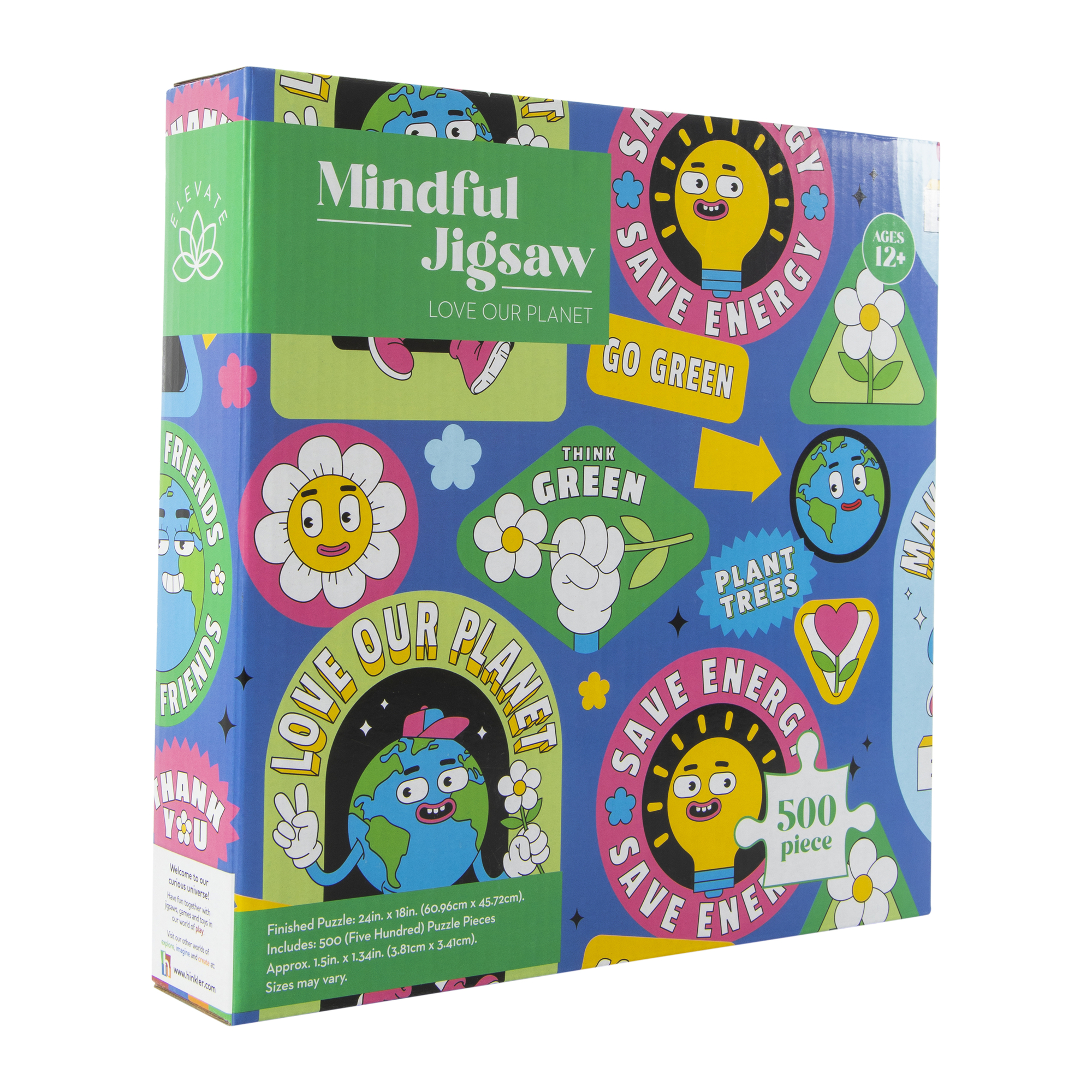 mindful jigsaw puzzle 500-piece | Five Below