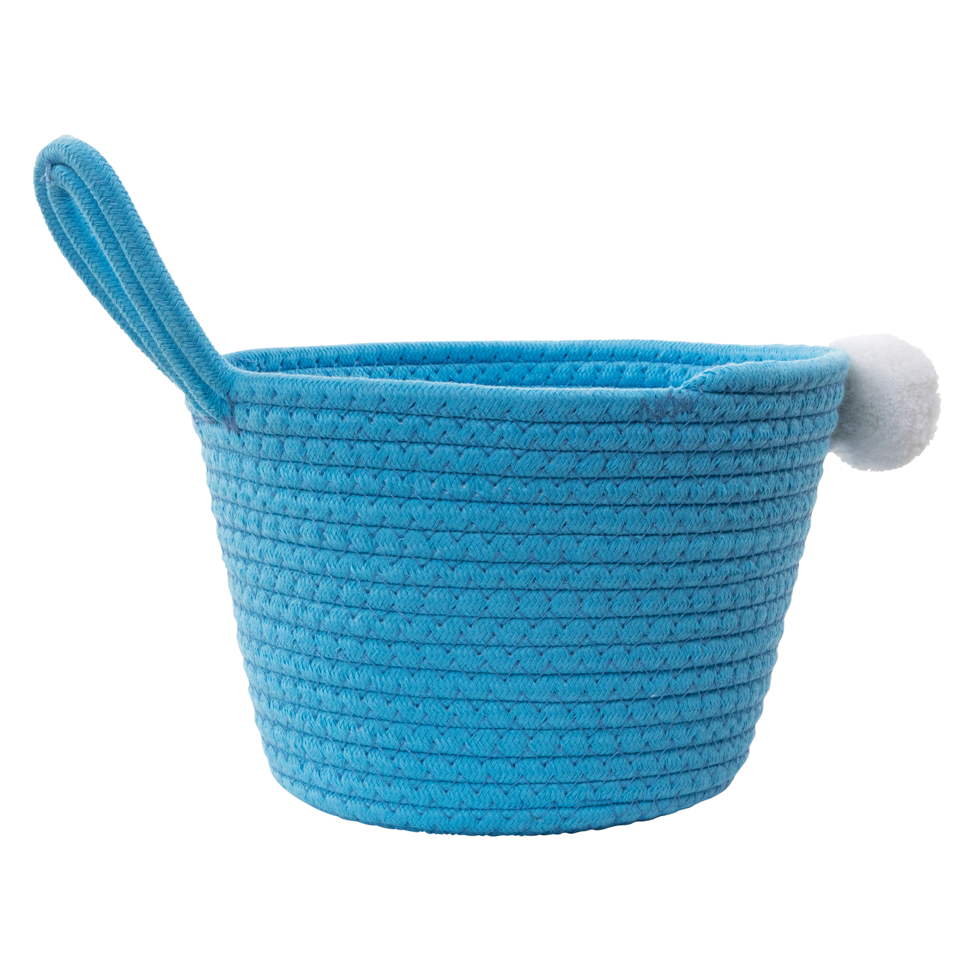 Coiled Rope Bunny Easter Basket 9in