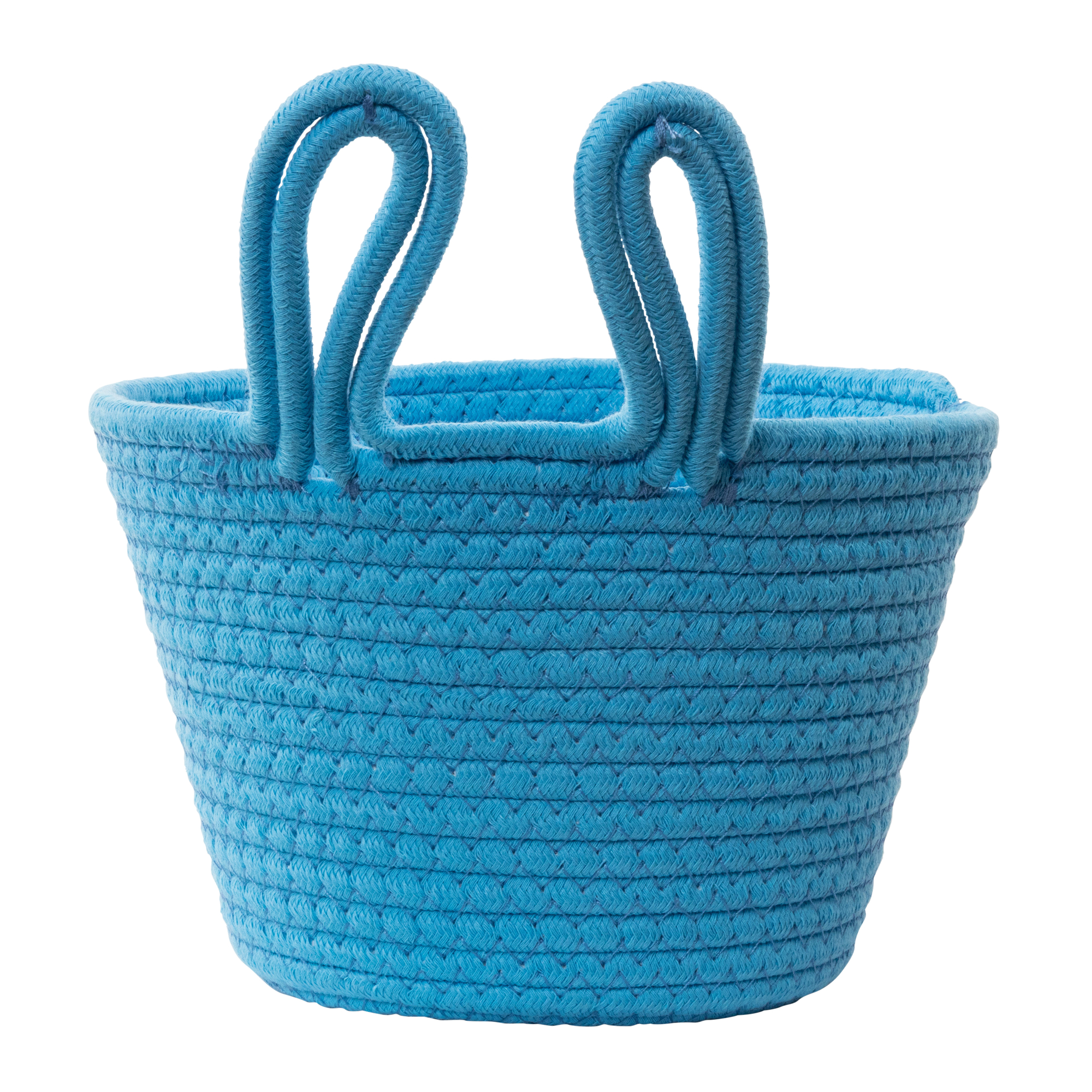 Coiled Rope Bunny Easter Basket 9in