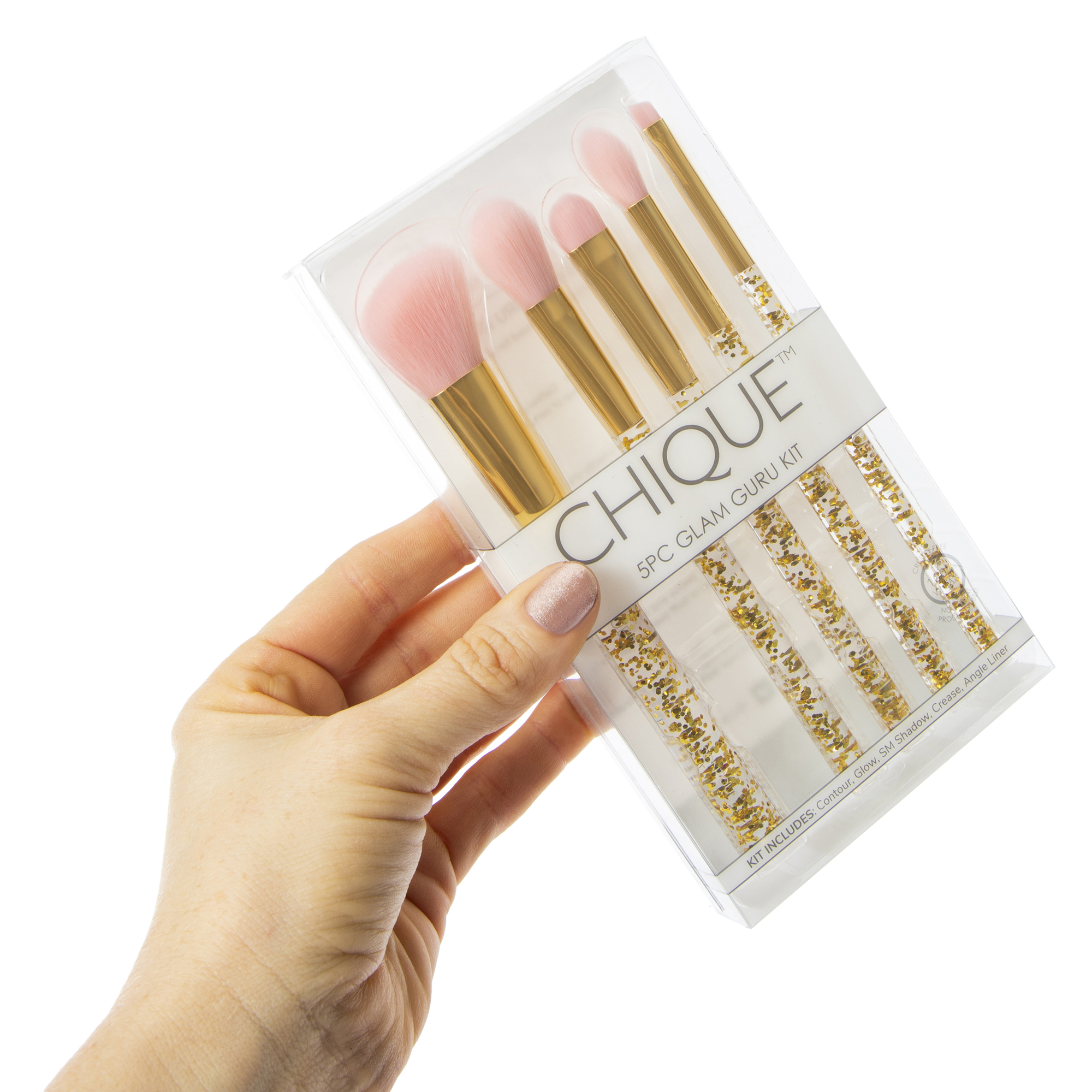 Chique™ Makeup Brush 5-Piece Face Kit