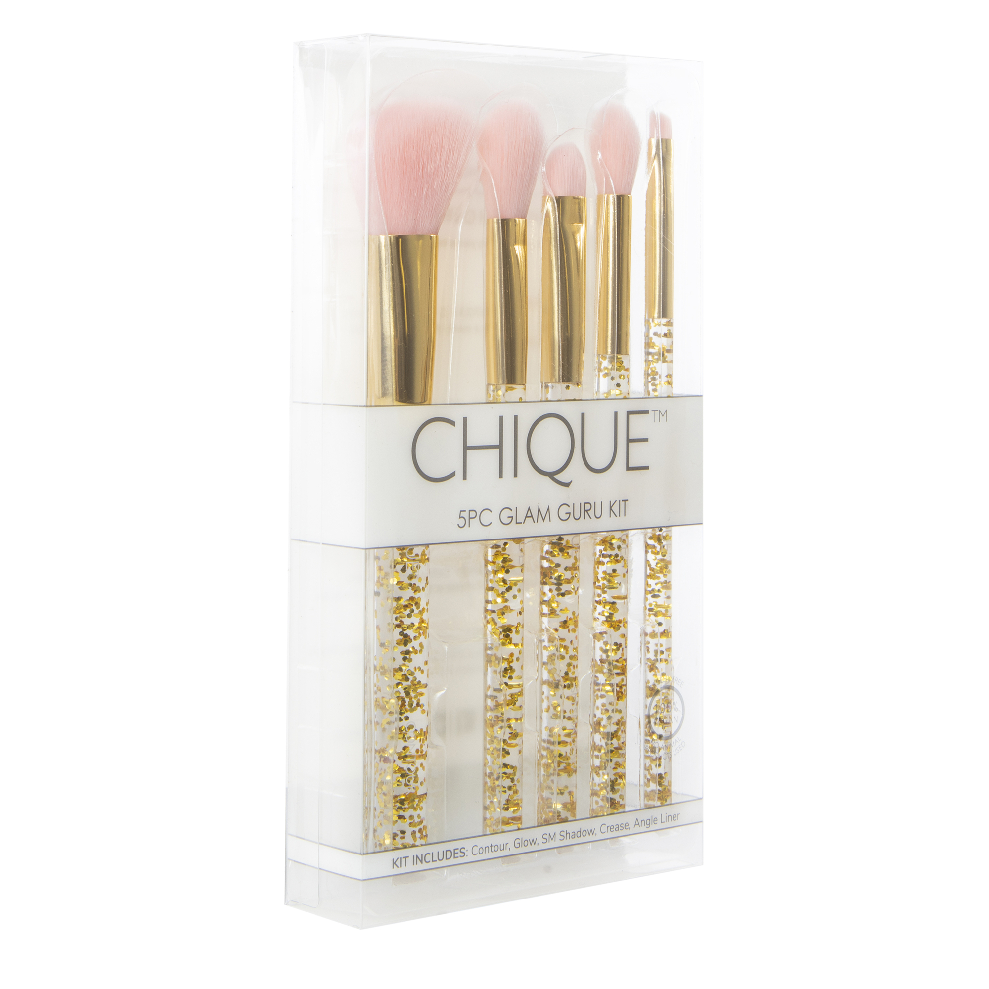 Chique™ Makeup Brush 5-Piece Face Kit