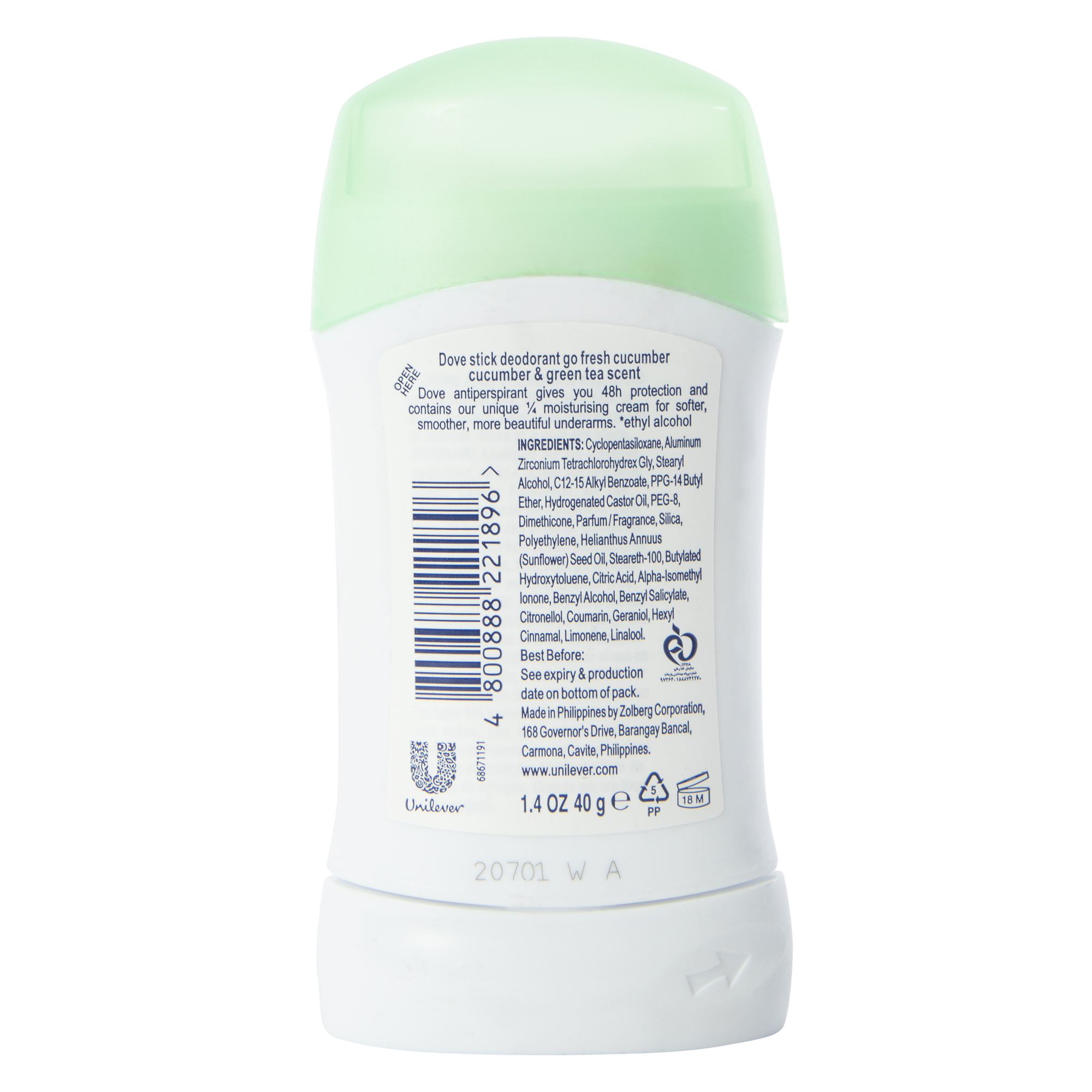 Dove™ Go Fresh Cucumber Deodorant Stick 1.4oz