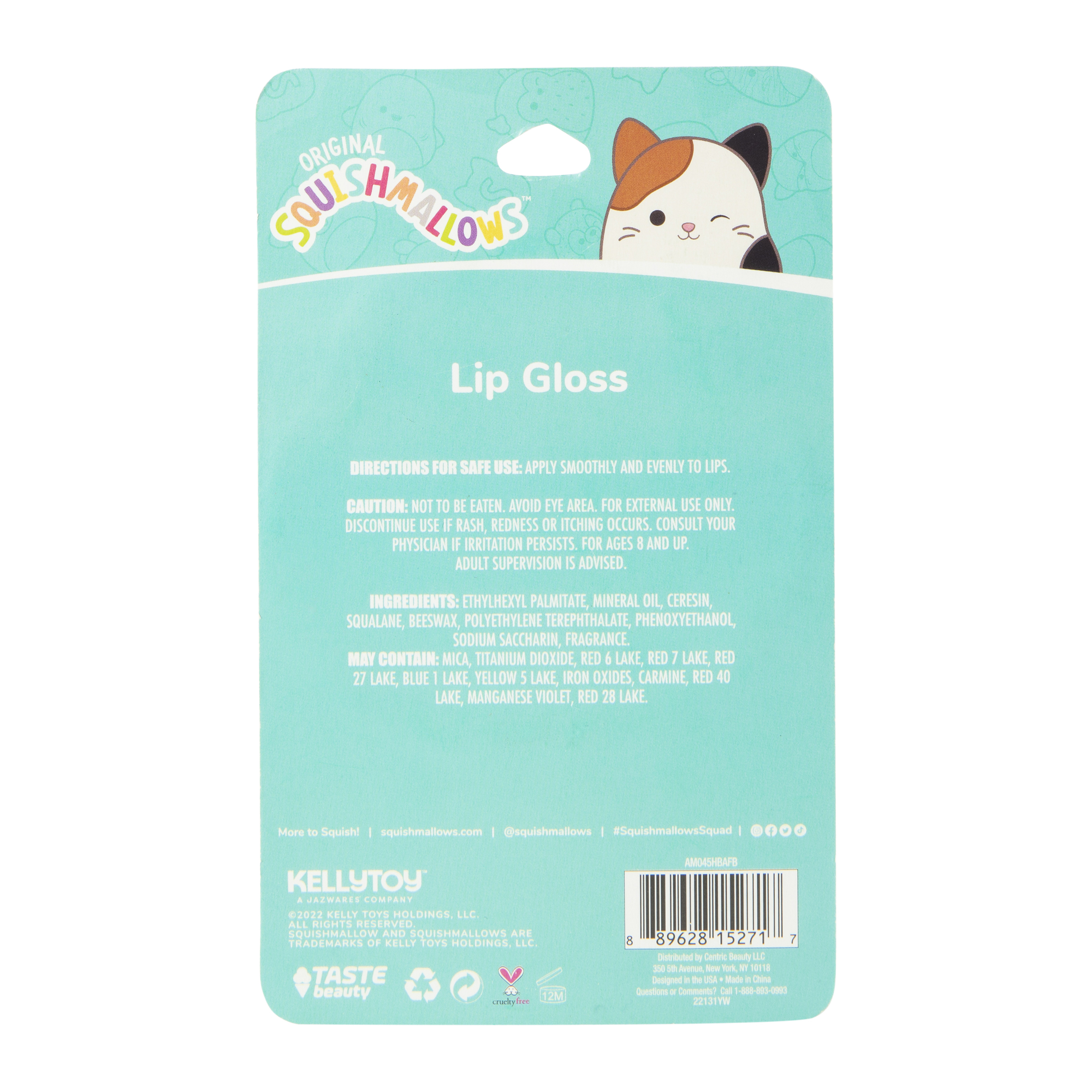 Squishmallows™ Cookie The Flamingo Lip Gloss