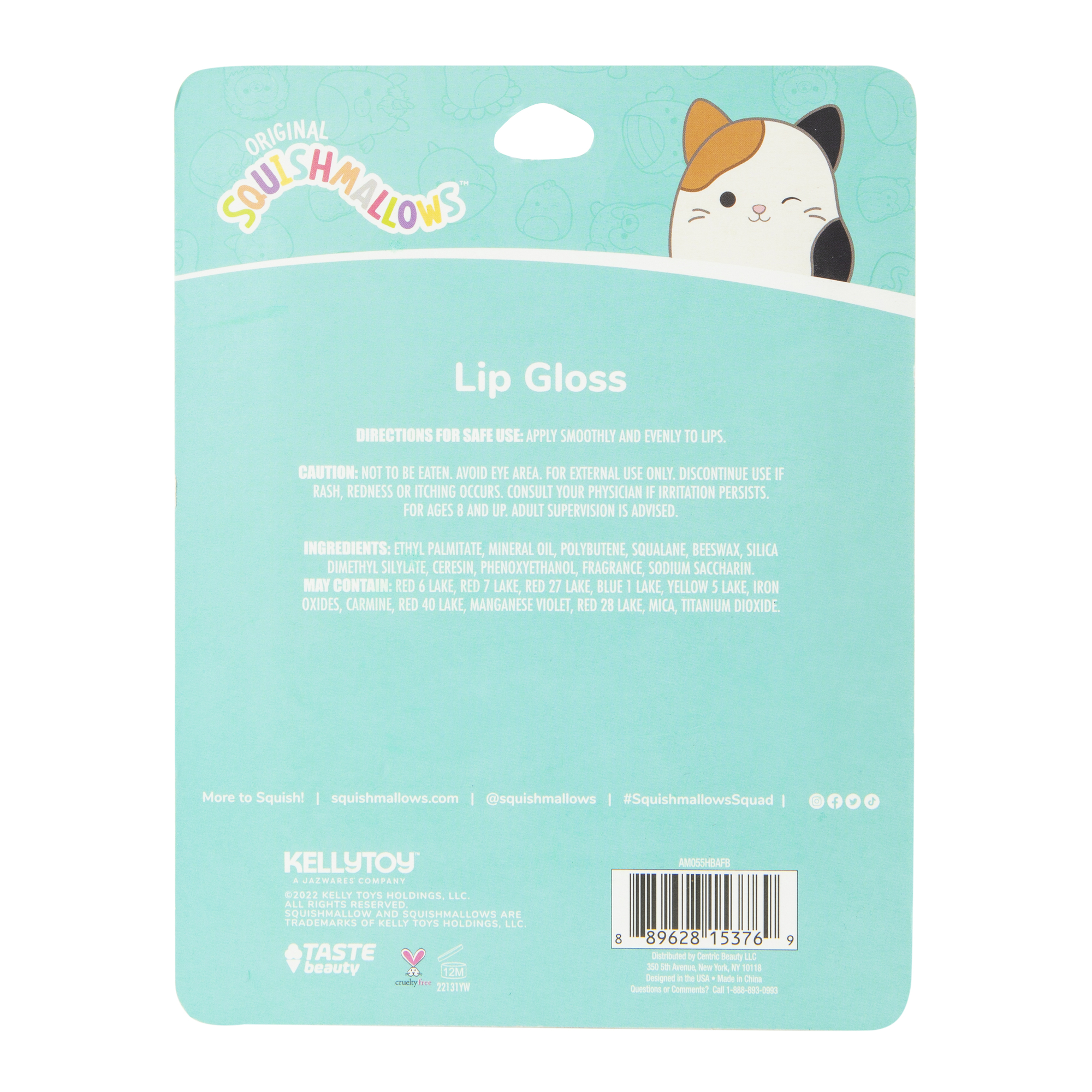 Squishmallows™ 5-Piece Flavored Lip Gloss Set