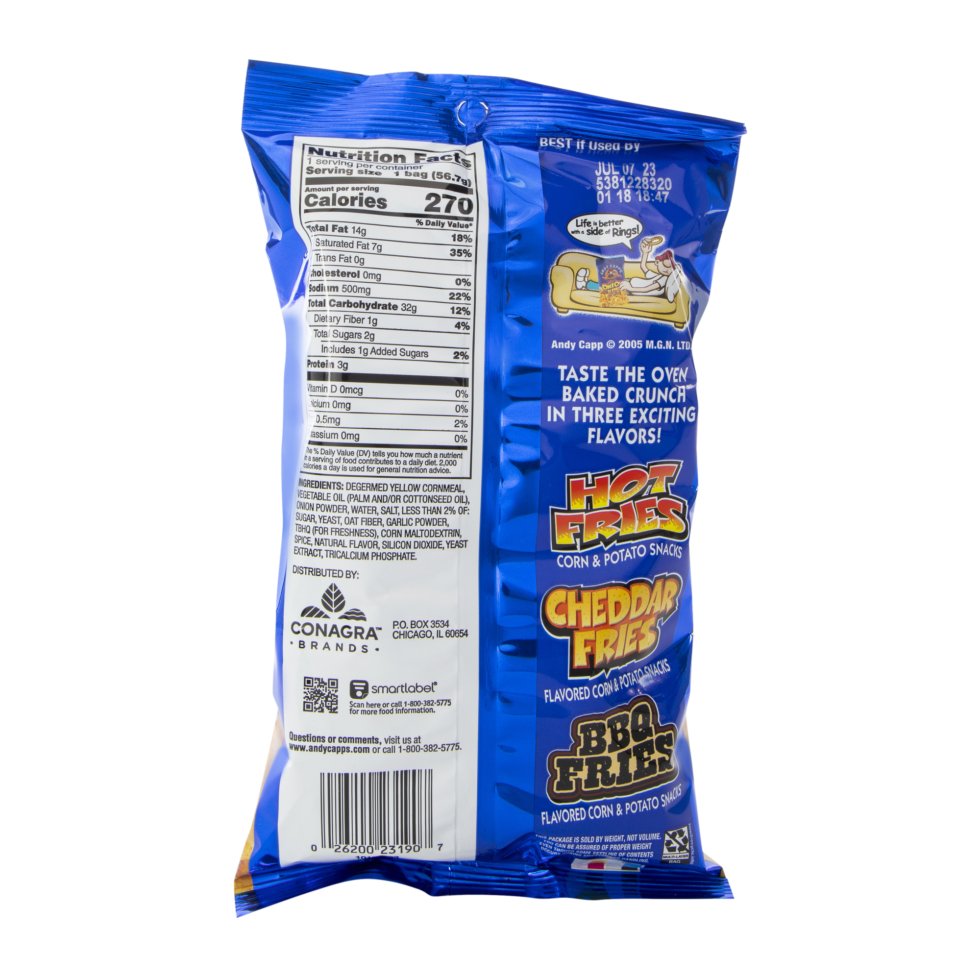 Andy Capp's® Beer Battered Onion Rings 2oz