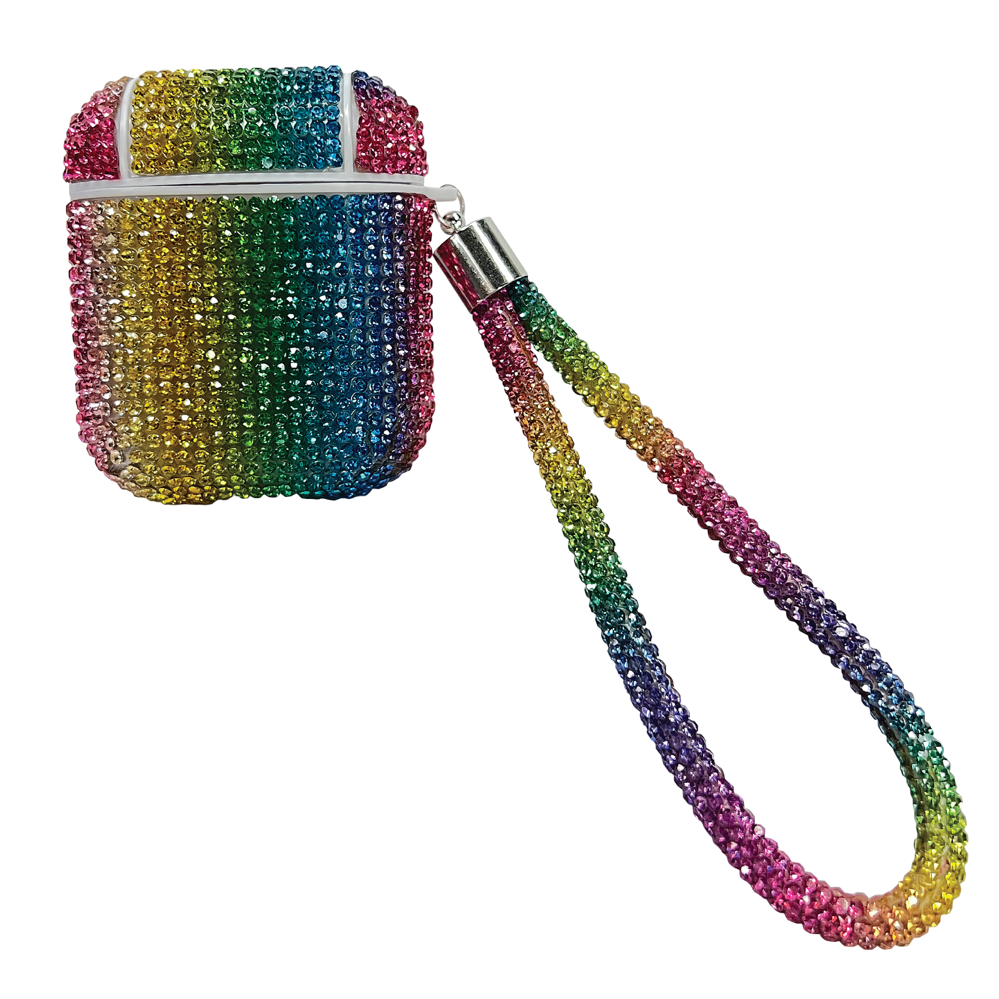 Bling Case With Wristlet For AirPods® 1 & 2