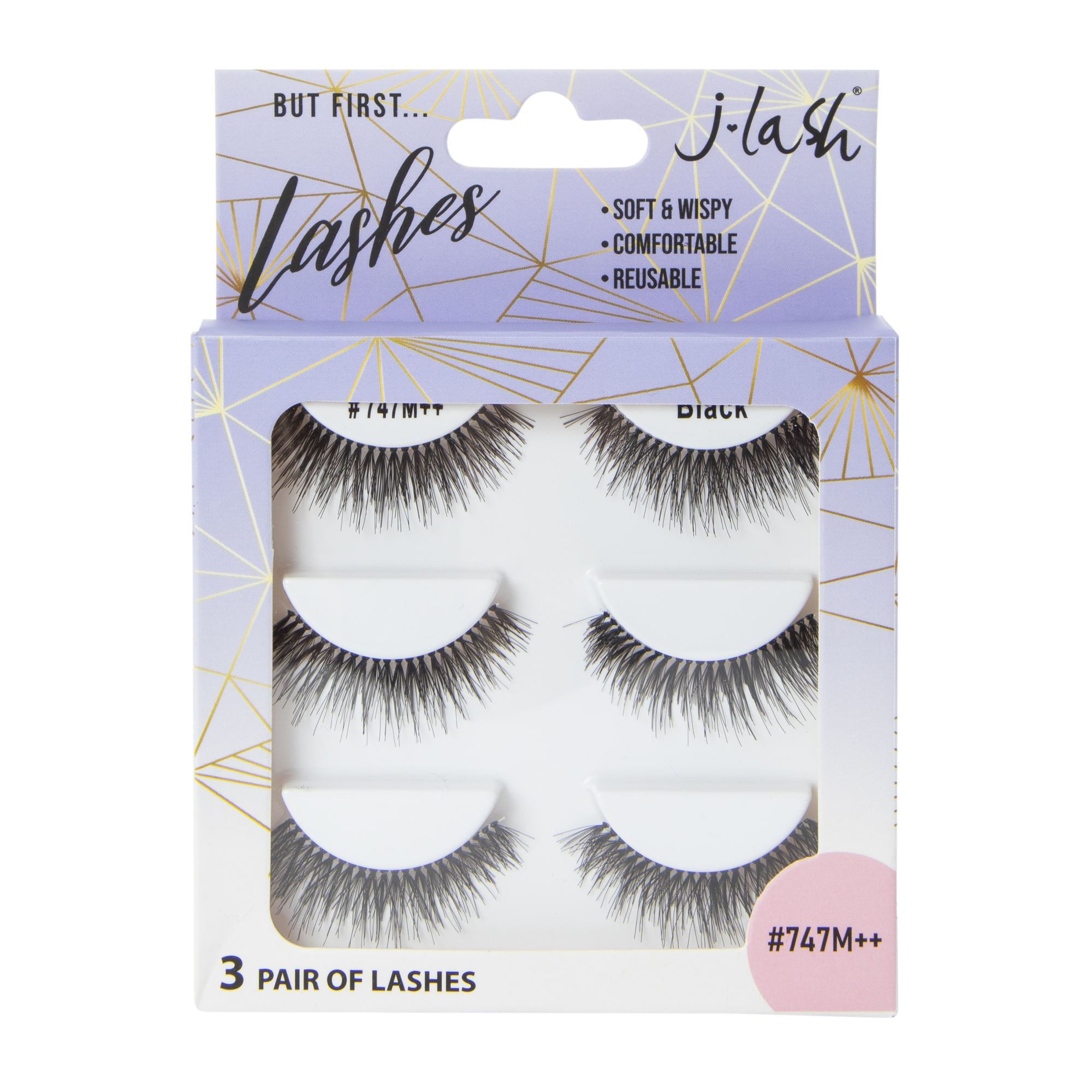 J-Lash® False Eyelashes 3-Pair Set