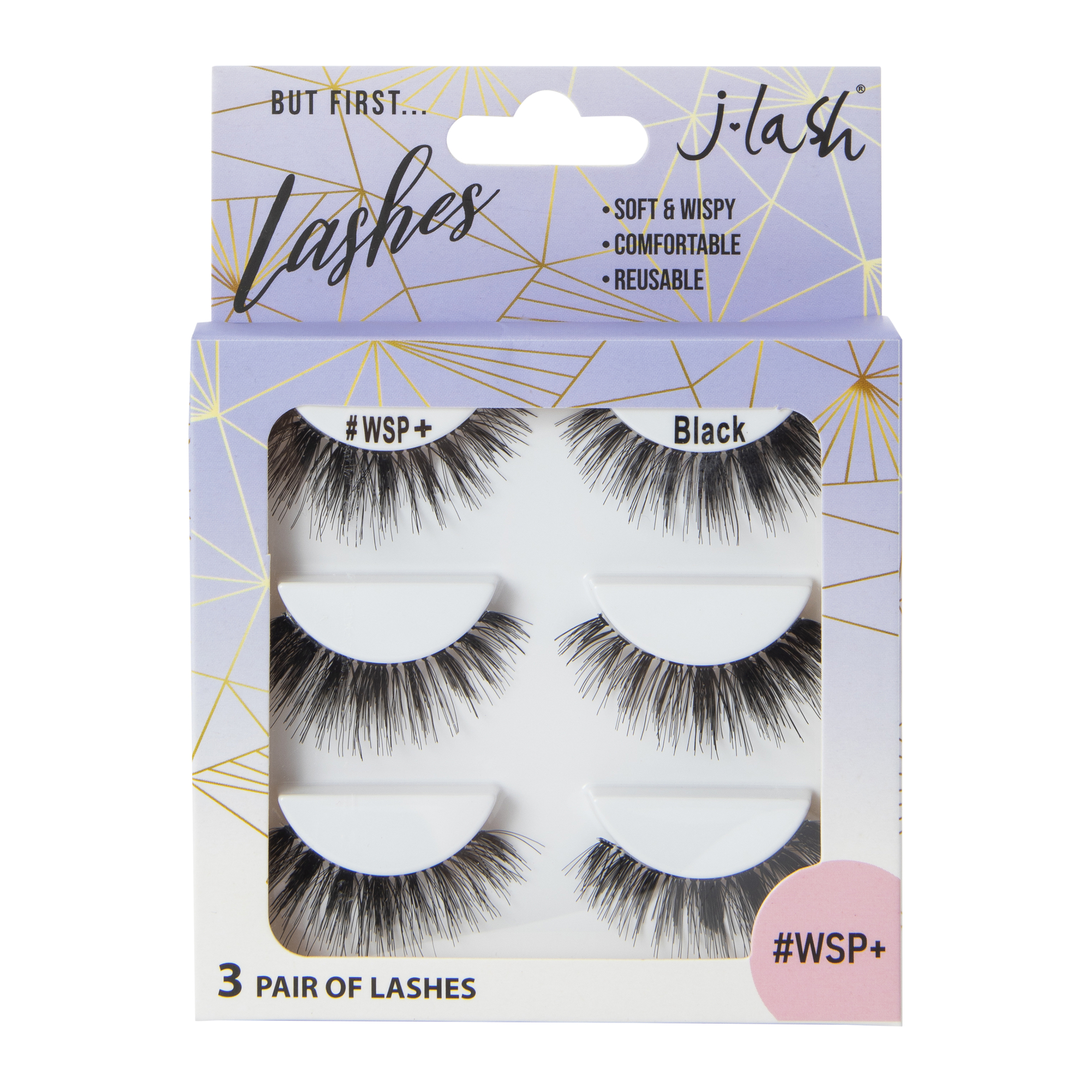 J-Lash® False Eyelashes 3-Pair Set