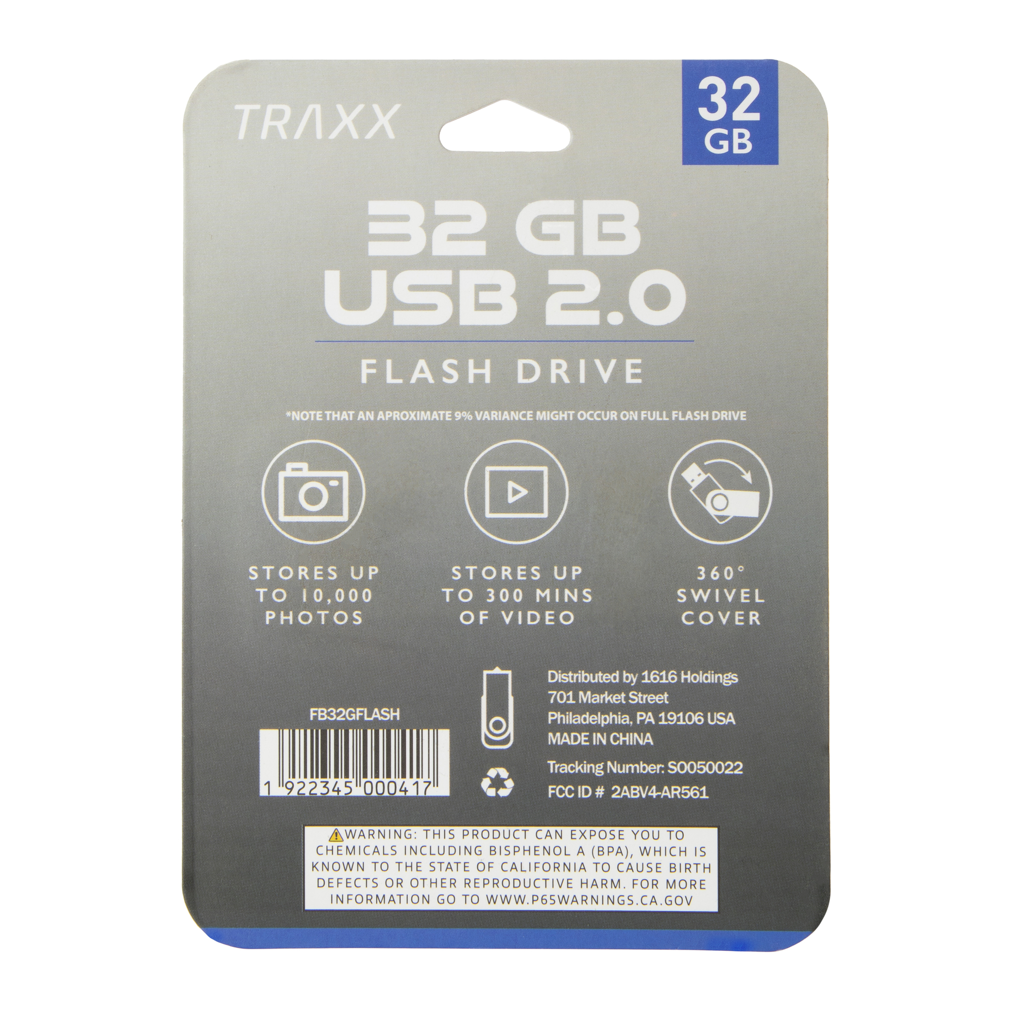 32Gb USB 2.0 Flash Drive