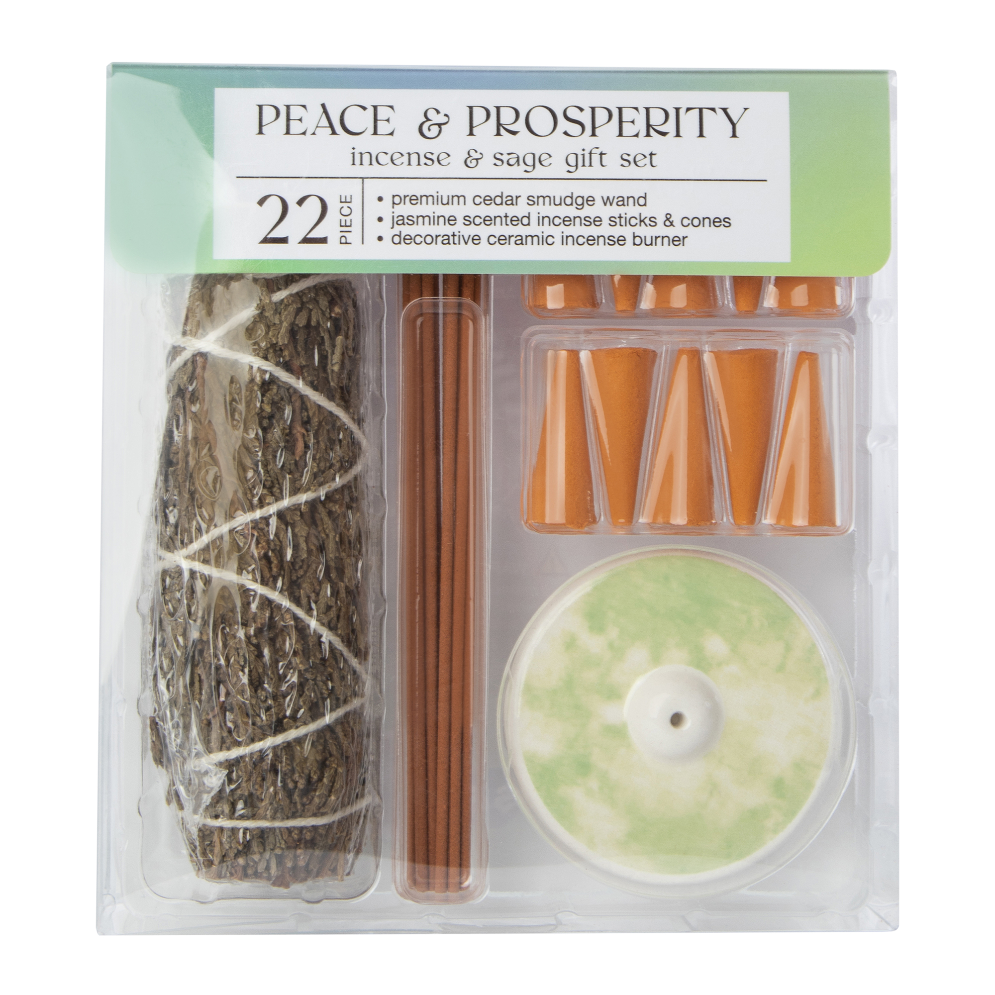 Incense & Sage Kit 22-Piece