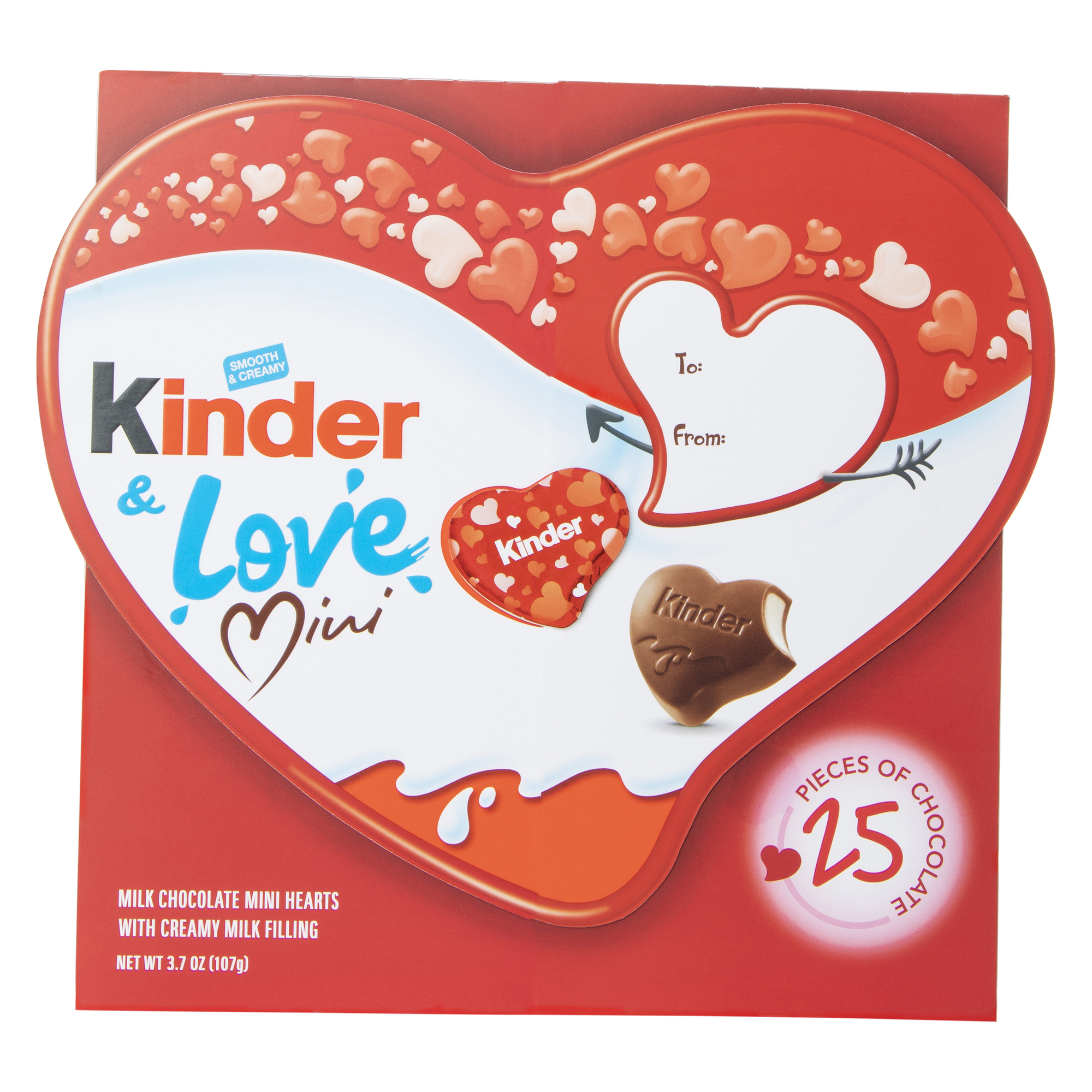 Kinder® & Love Mini Heart Chocolate Box 25-Piece
