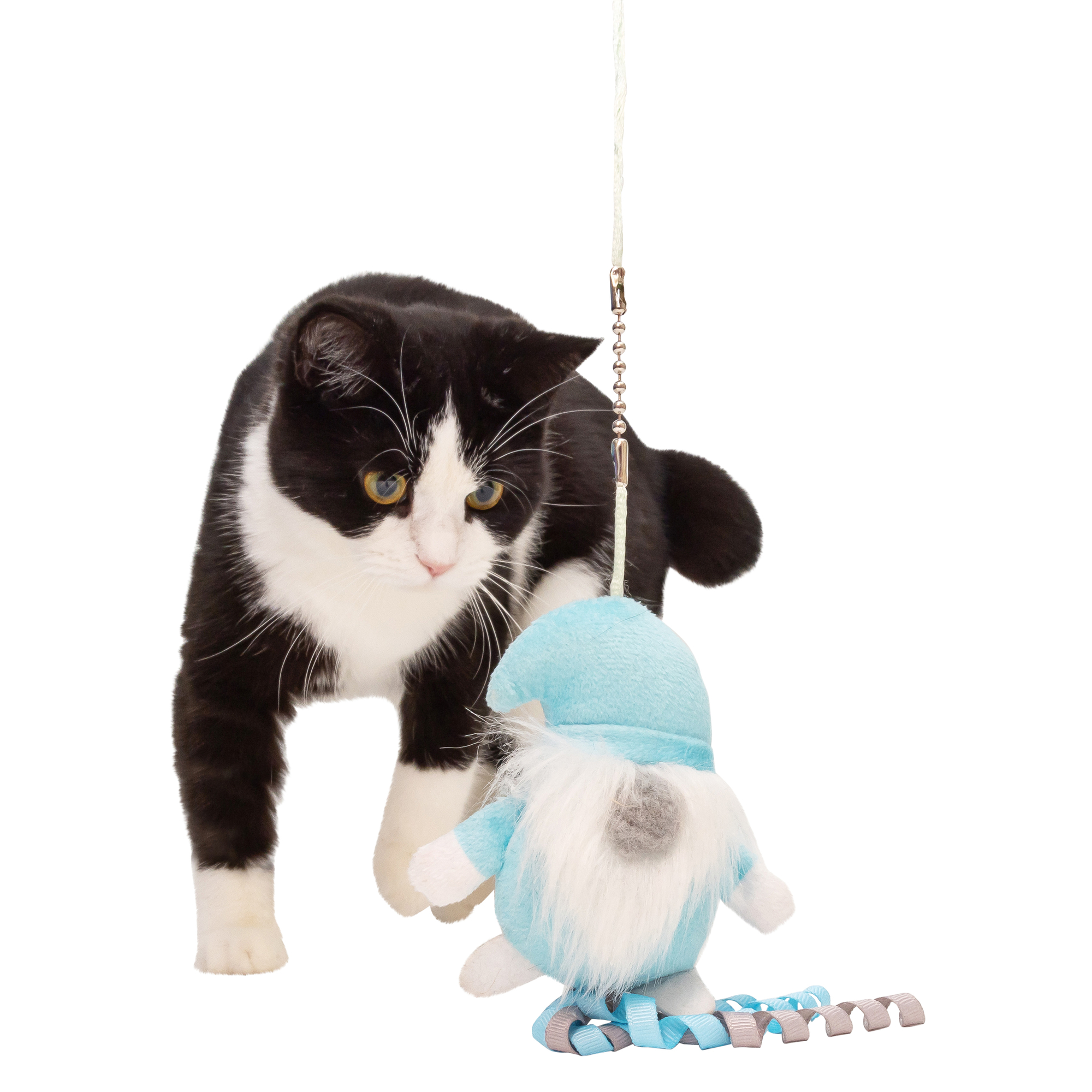 Holiday Gnome Cat Toy Wand