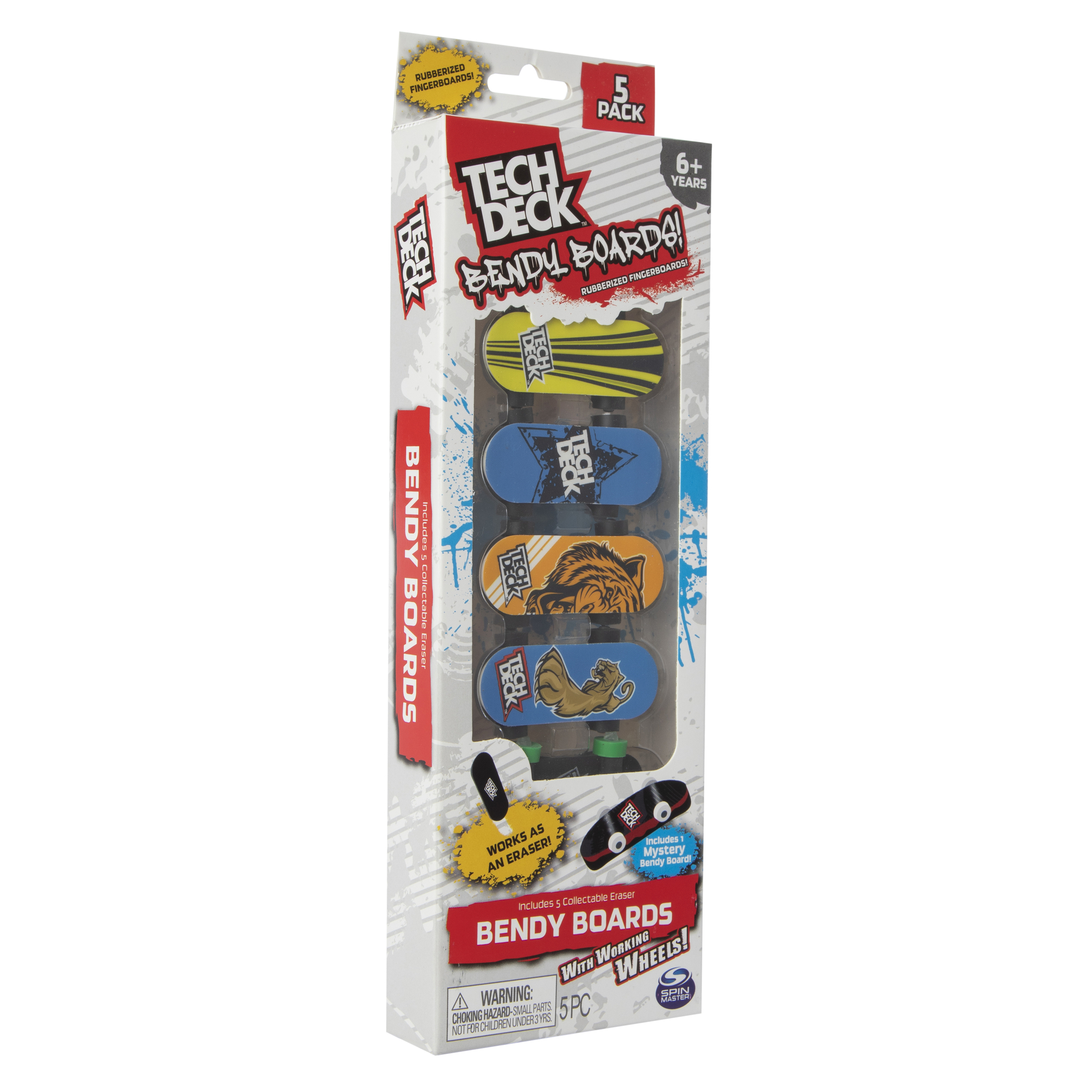 Tech Deck™ Bendy Boards! Fingerboards 5-Pack