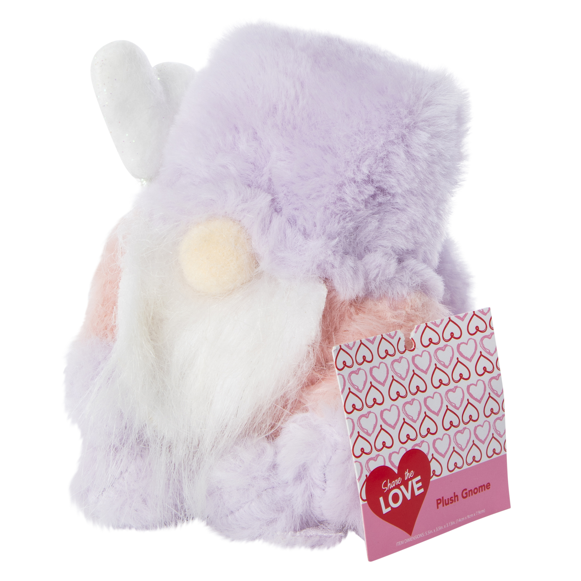 Plush Valentine Gnome 5.5in
