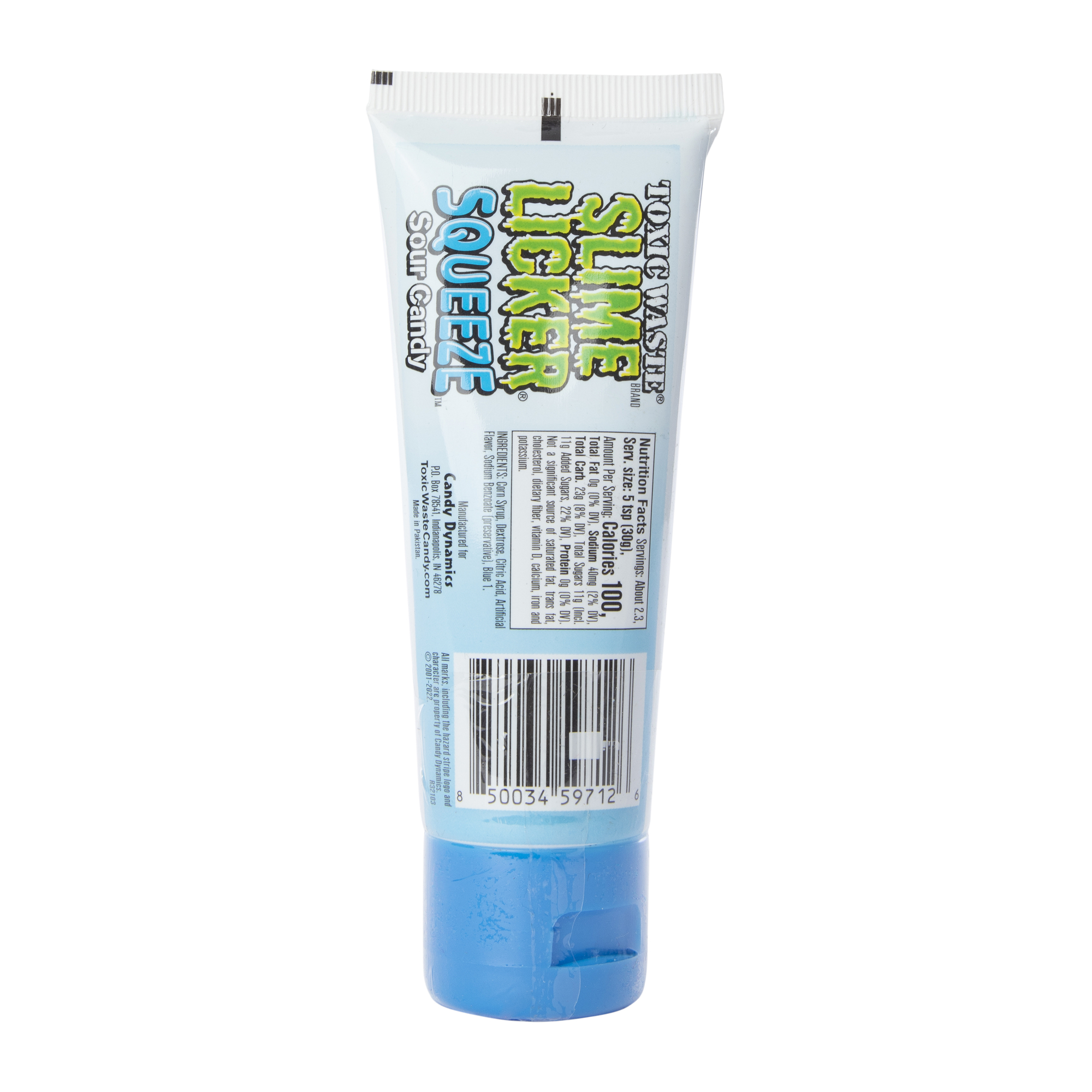 Toxic Waste™ Slime Licker Squeeze Sour Candy 2.47oz