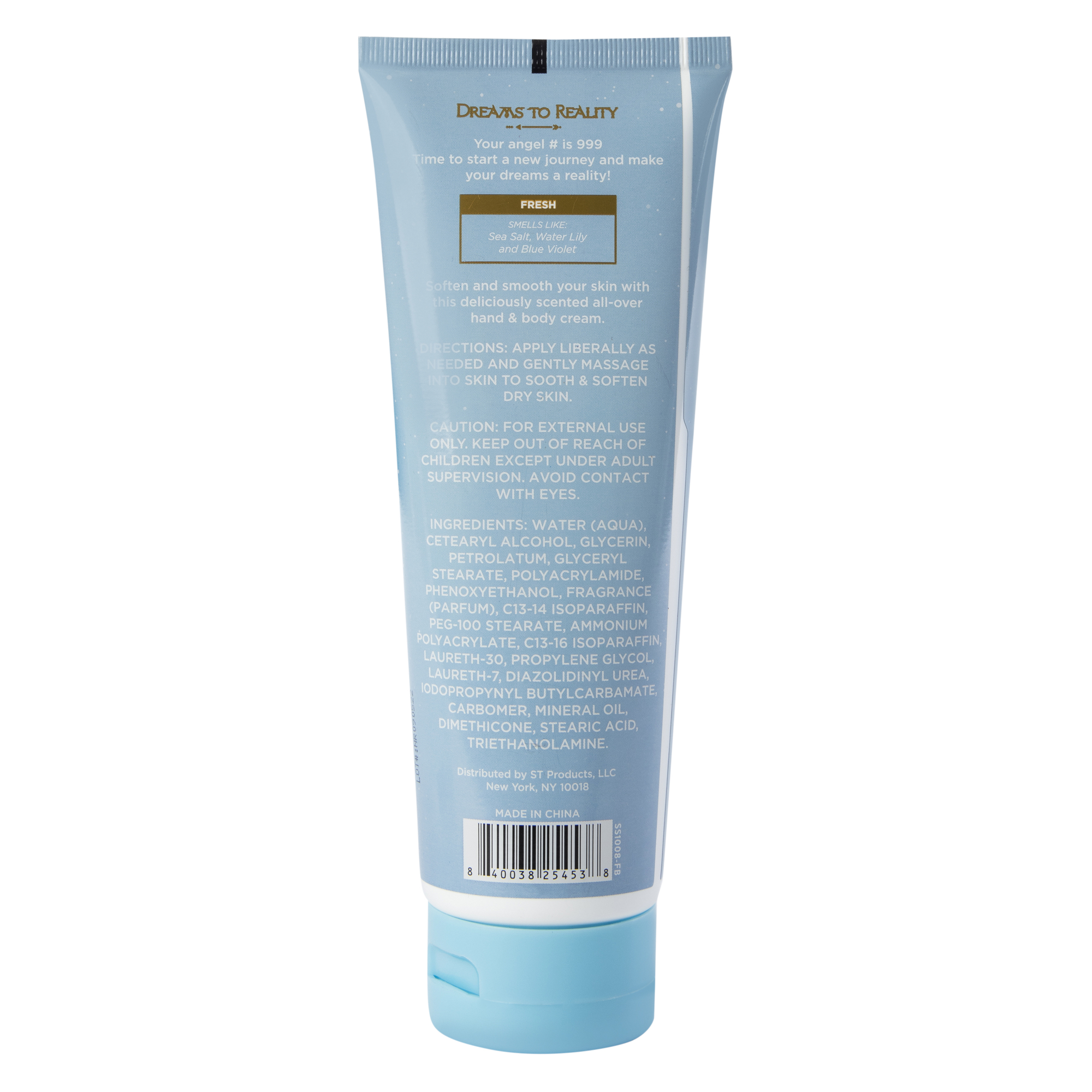 Angel Number Scented Hand & Body Cream 8oz