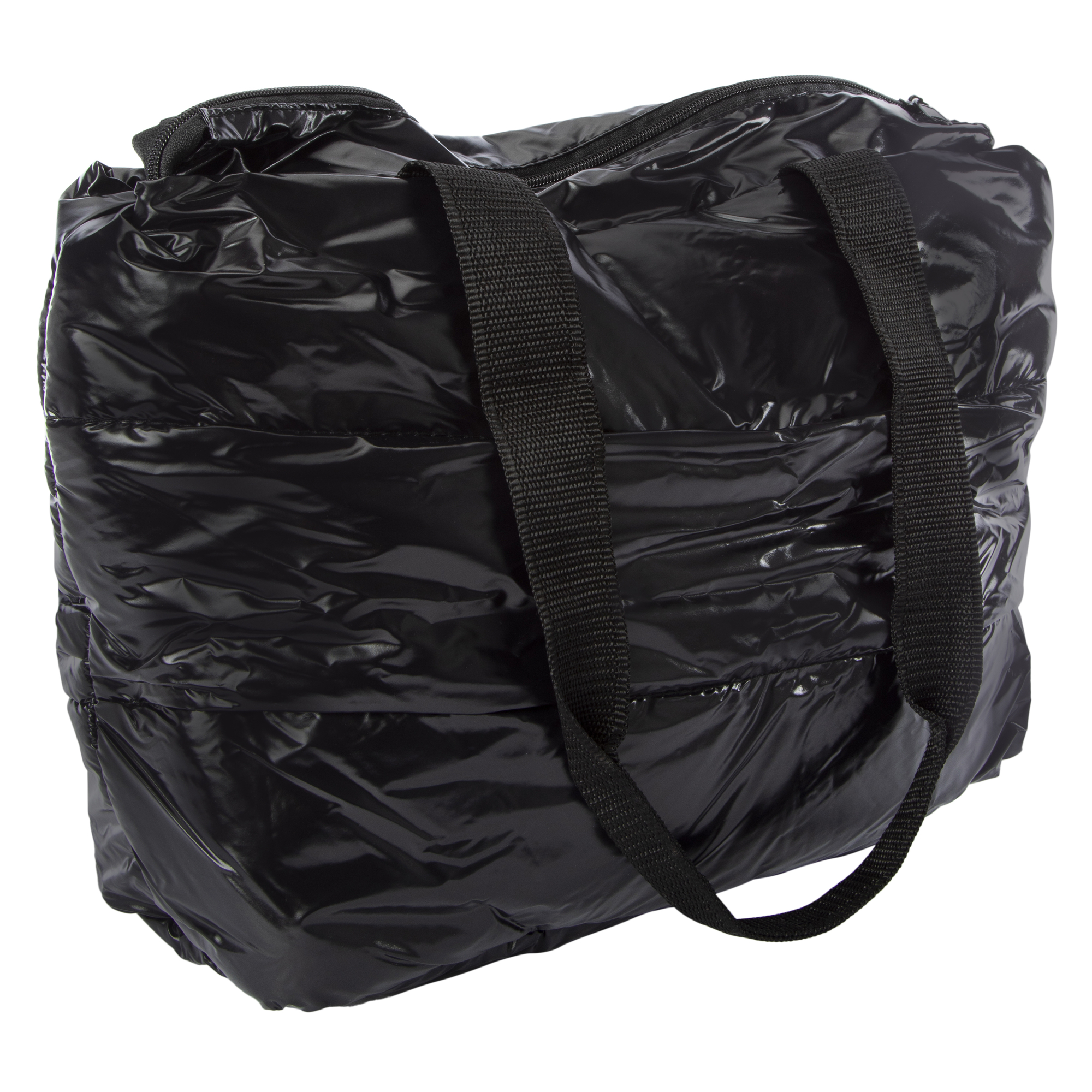 Shiny Puffer Tote Bag