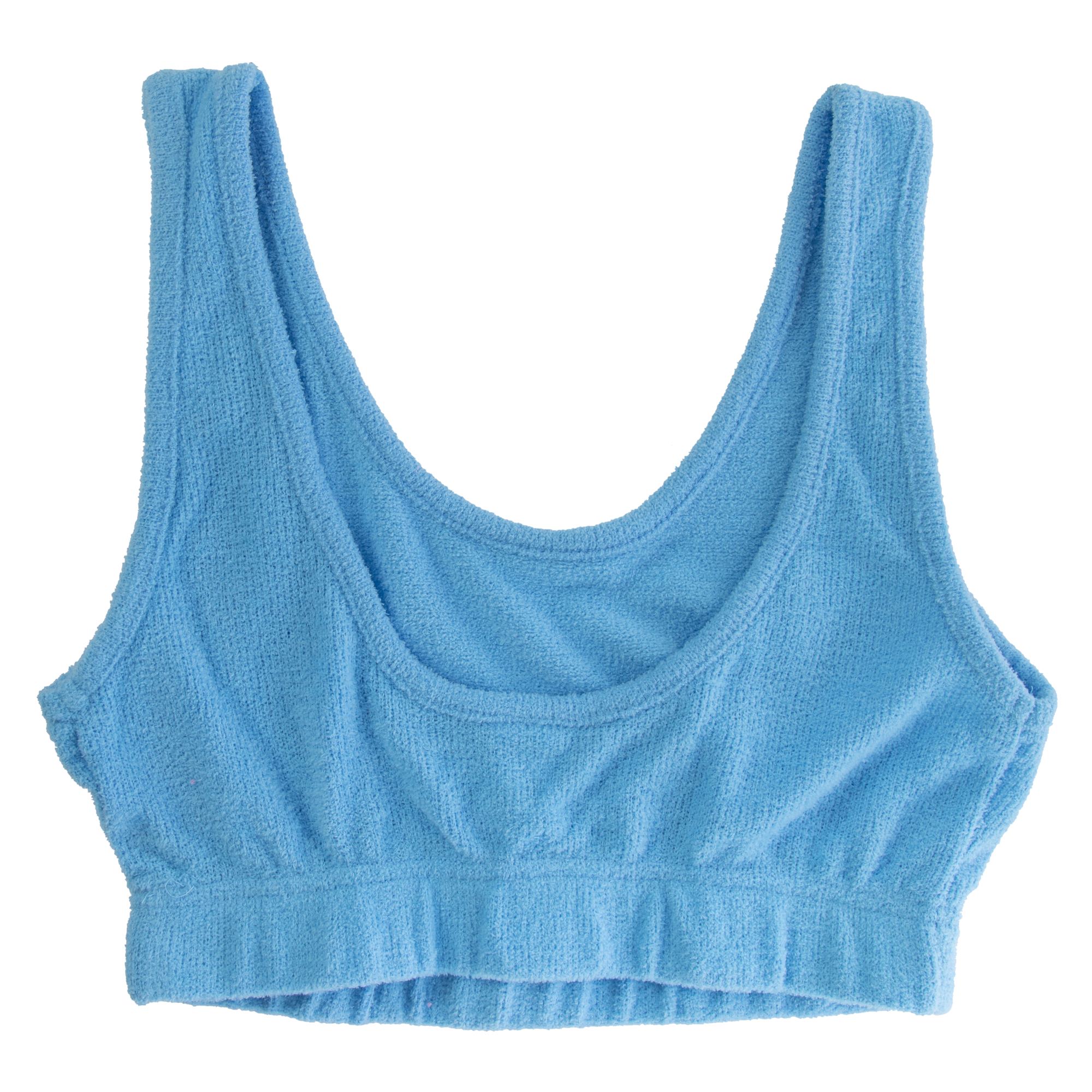 Juniors Chenille Bralette Lounge Top