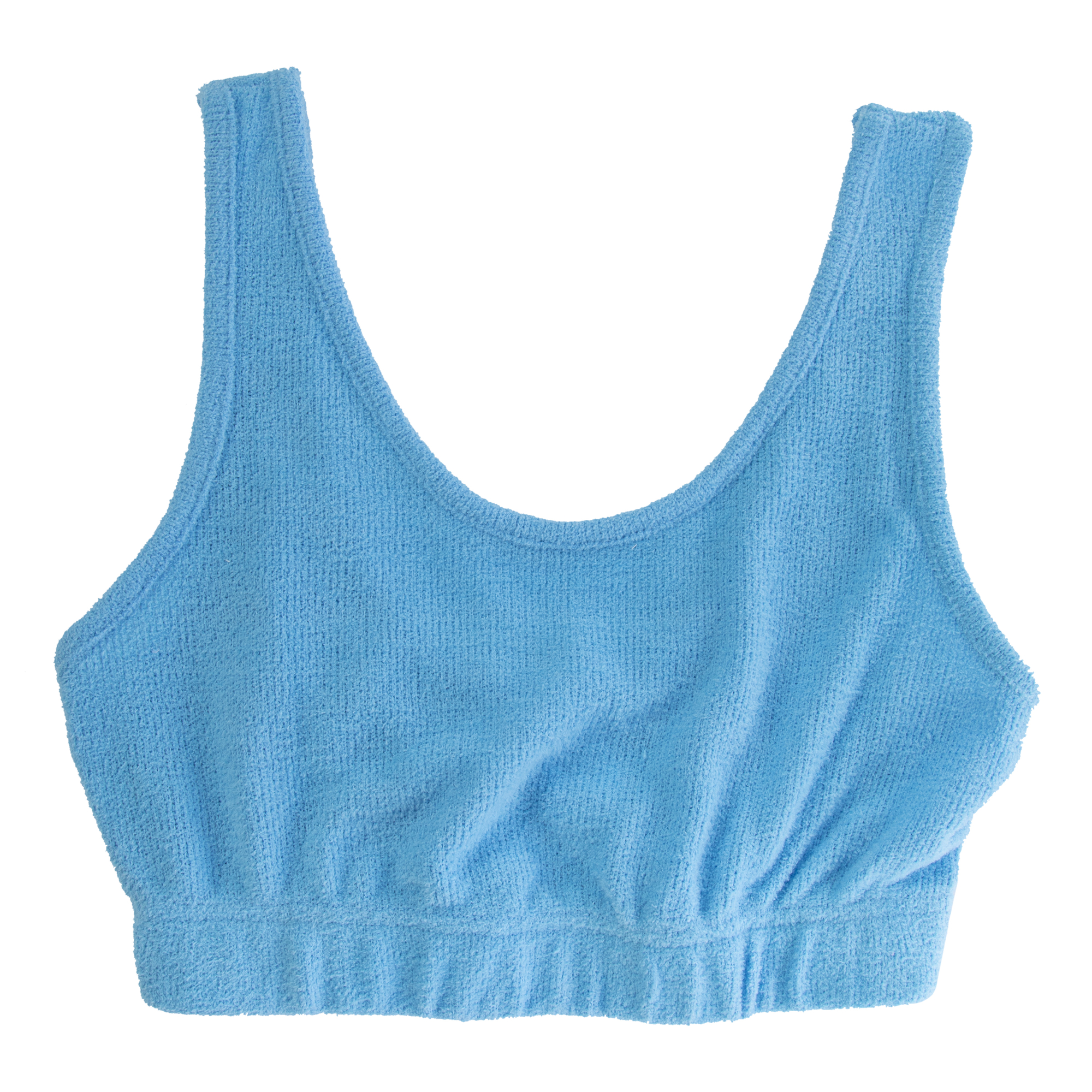 Juniors Chenille Bralette Lounge Top