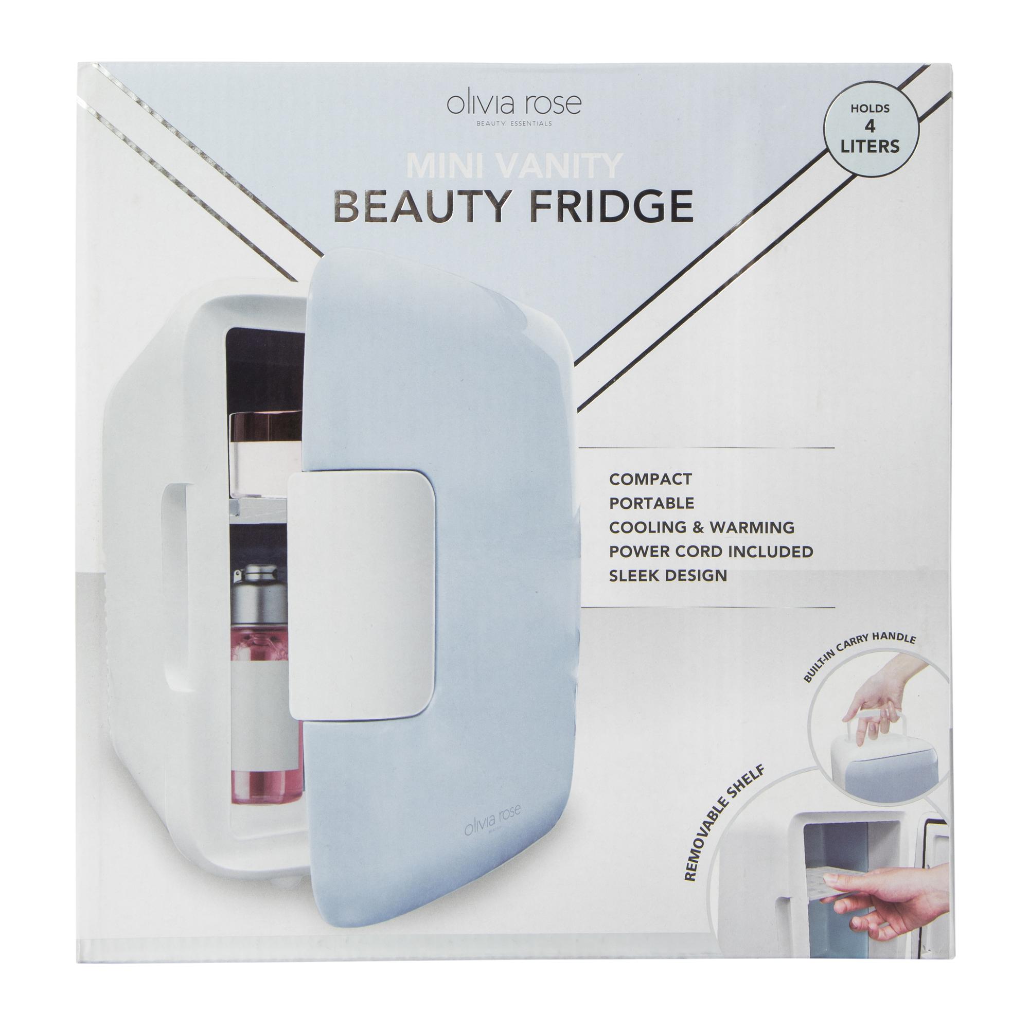 Mini Vanity Beauty Fridge 10.3in x 9.3in