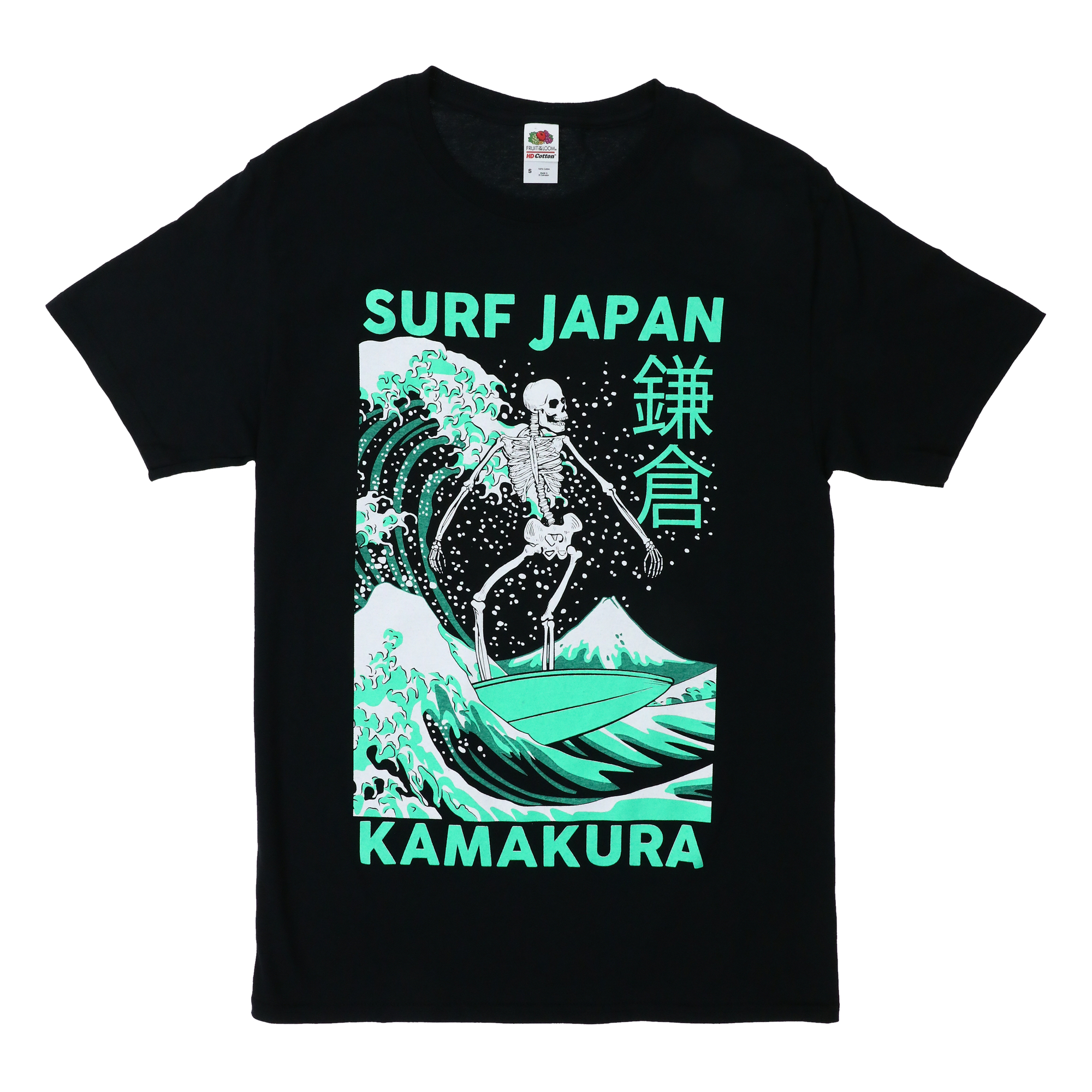 surf Japan' Skeleton Graphic Tee